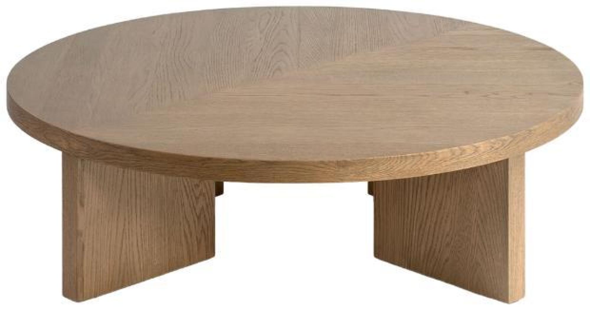 Product photograph of Crisal Decoracion Round 4 Legs Coffee Table - Comes In Greyish White And Natural Options from Choice Furniture Superstore.