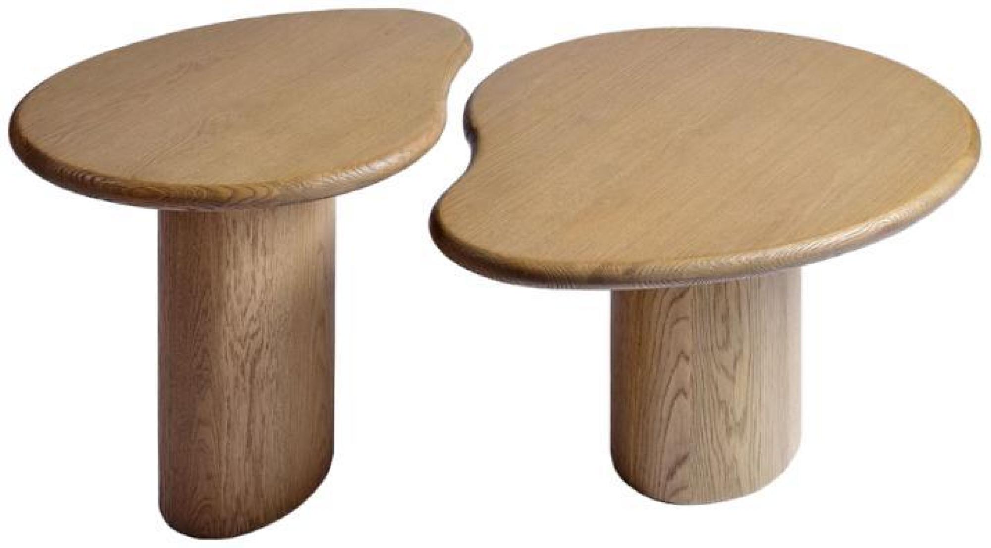 Product photograph of Natural Wood Irregular Side Table - 90cm from Choice Furniture Superstore.