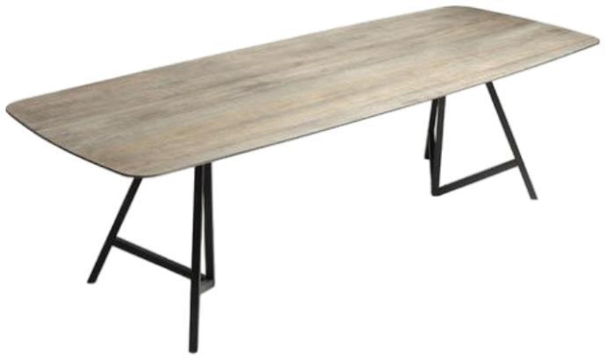 Product photograph of Greyish Oak Rectangular Dining Table - 8 Seater from Choice Furniture Superstore.