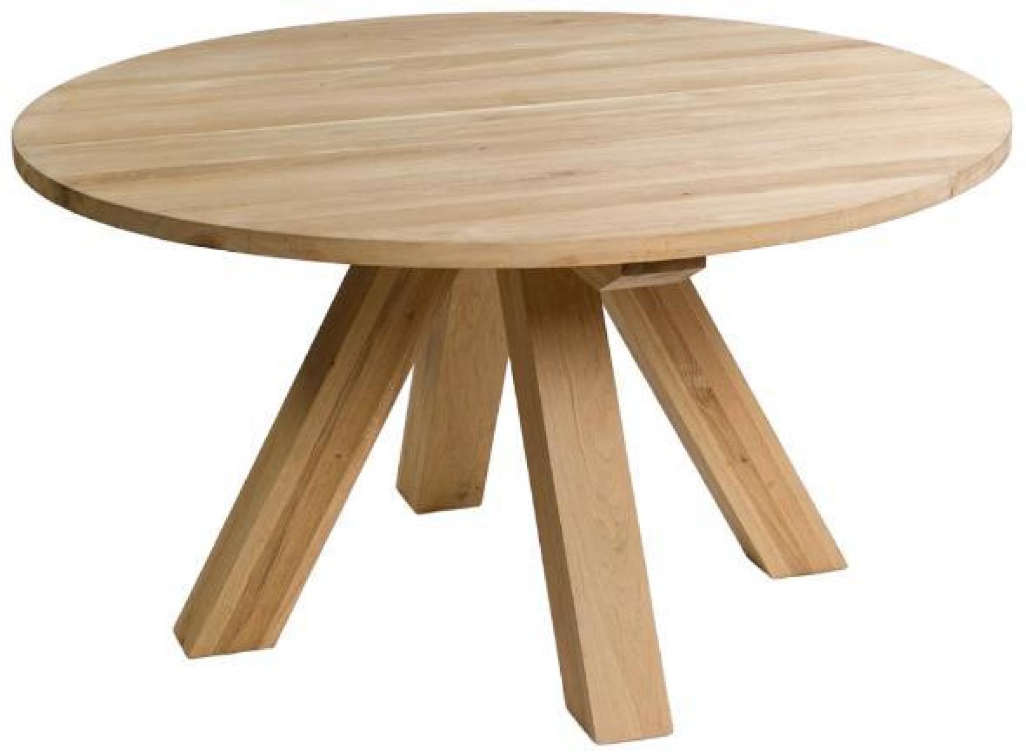 Product photograph of Crisal Decoracion Natural Oak Round Dining Table - 6 Seater from Choice Furniture Superstore.