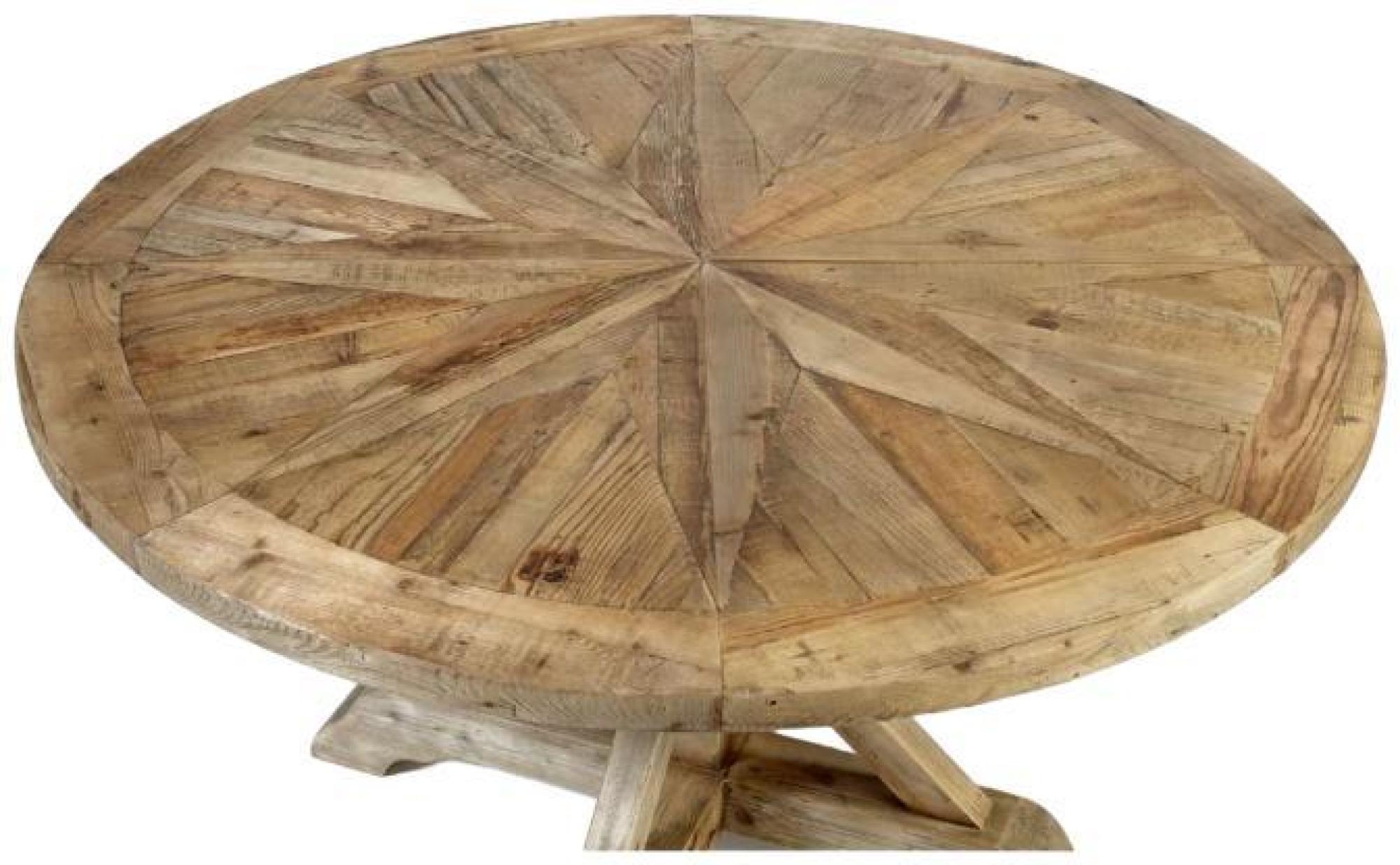 Product photograph of Crisal Decoracion Oak 4 Seater Round Dining Table from Choice Furniture Superstore.