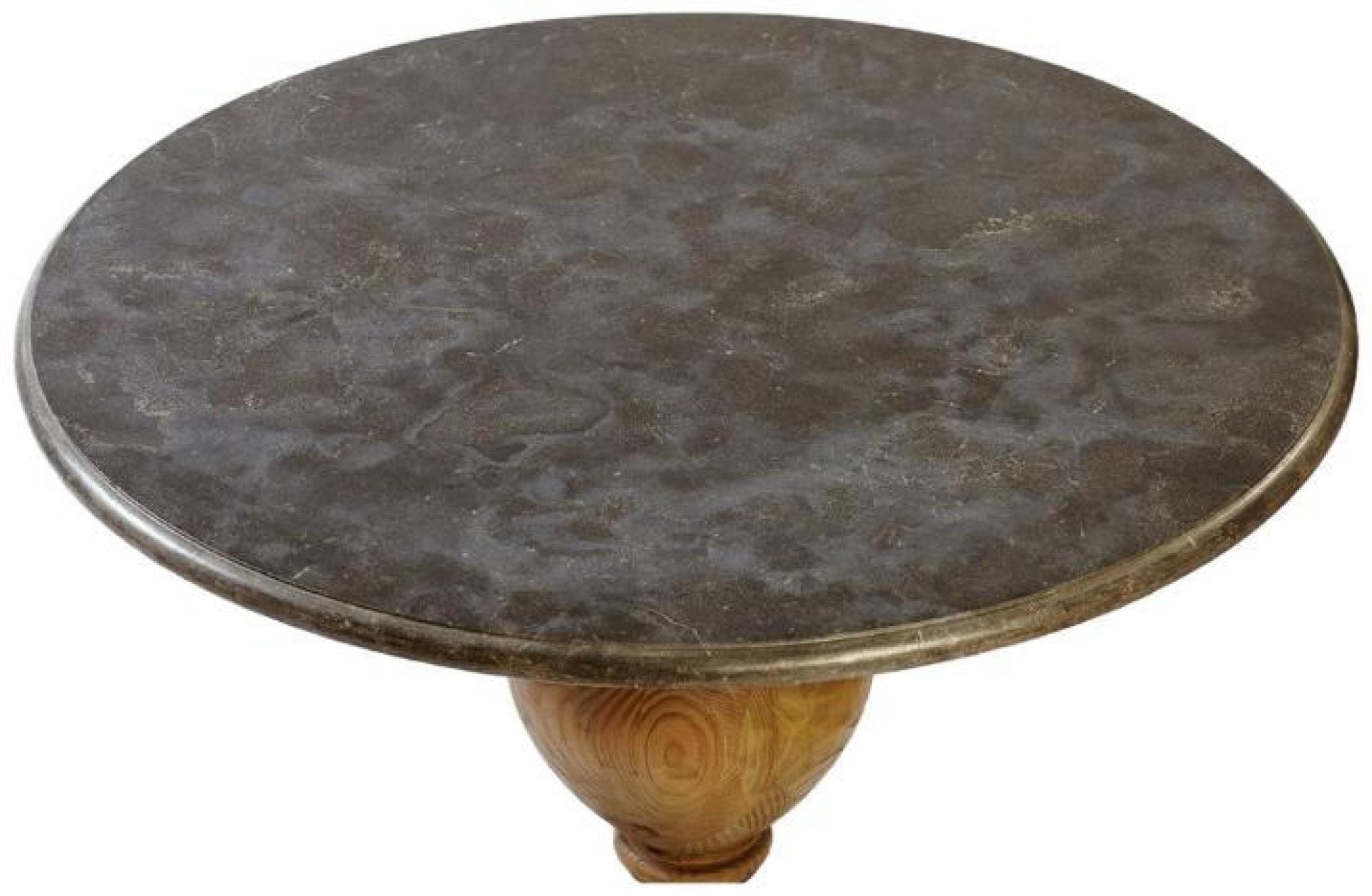 Product photograph of Crisal Decoracion Oak Marble 2 Seater Round Dining Table from Choice Furniture Superstore.