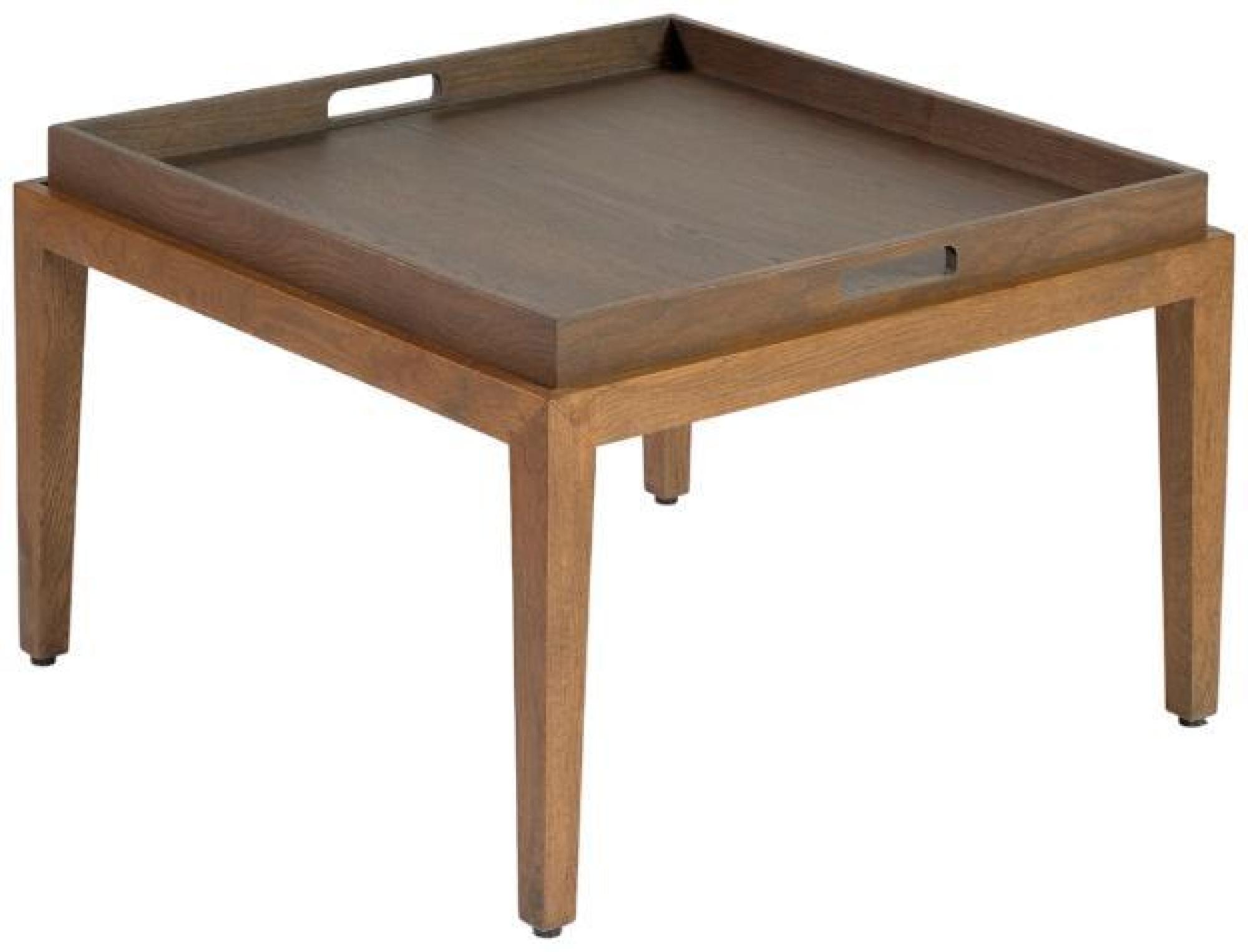 Product photograph of Crisal Decoracion Natural Oak Square Tray Coffee Table from Choice Furniture Superstore.