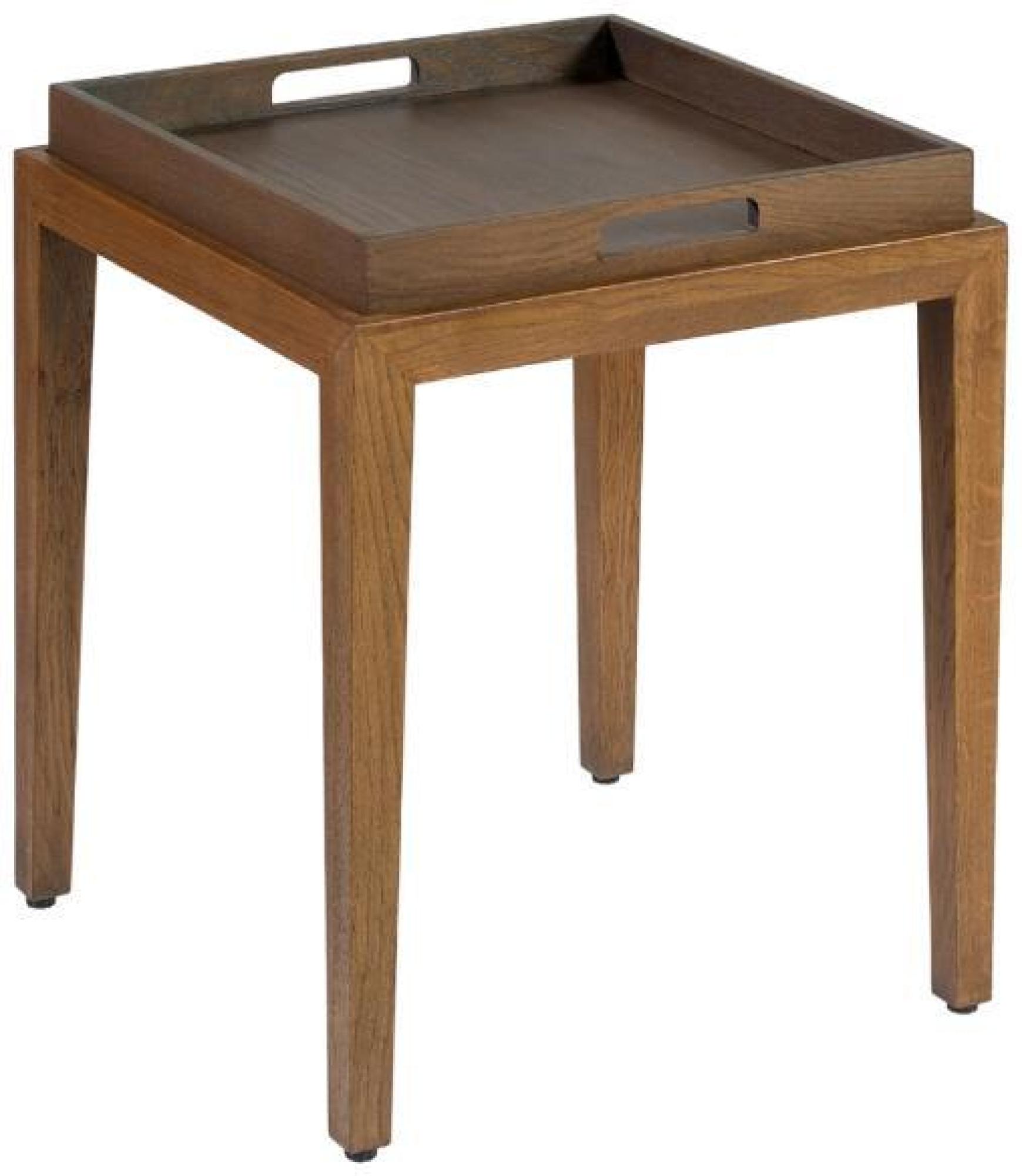 Product photograph of Crisal Decoracion Oak Wood Square Side Table from Choice Furniture Superstore.