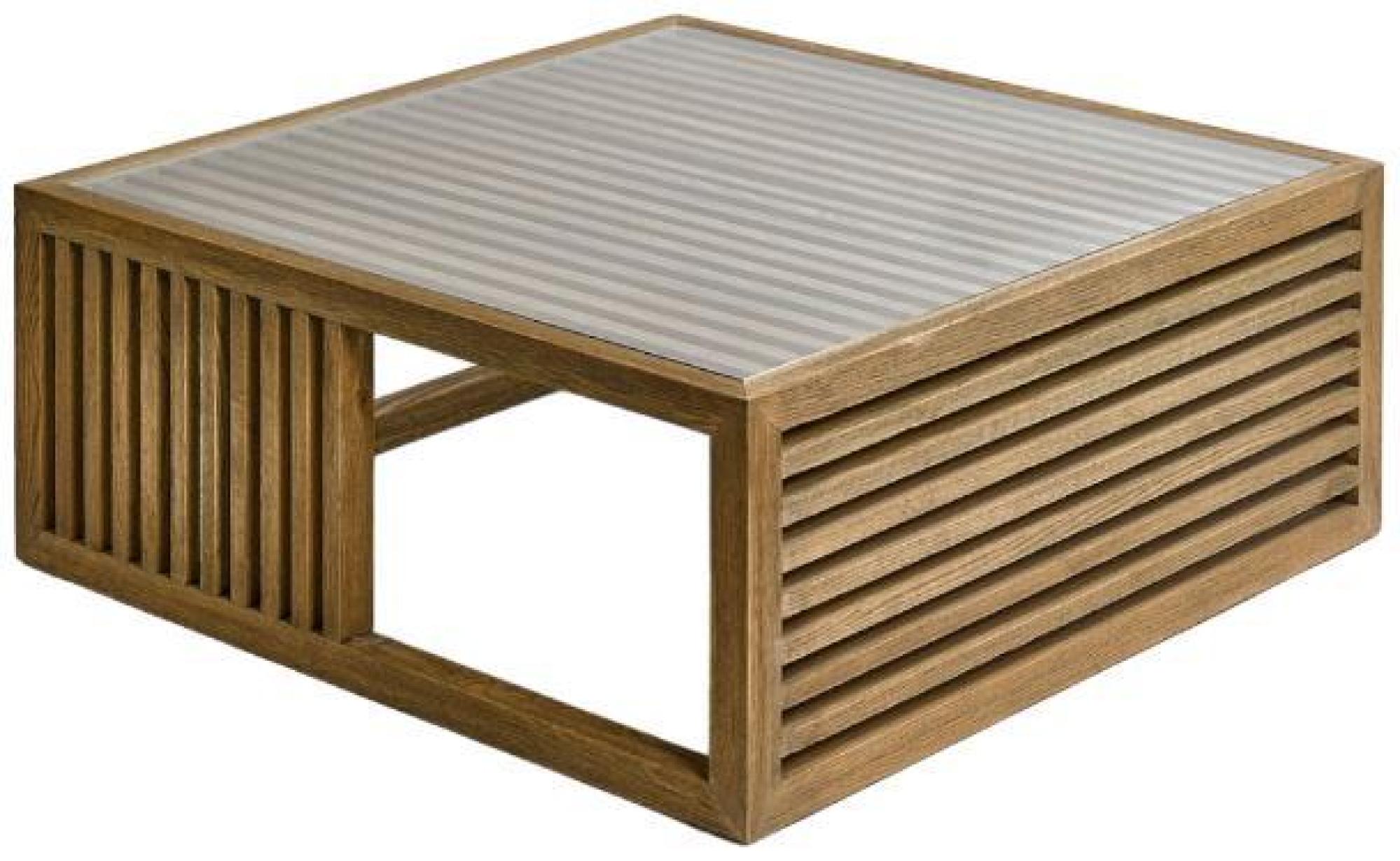 Product photograph of Natural Square Coffee Table from Choice Furniture Superstore.