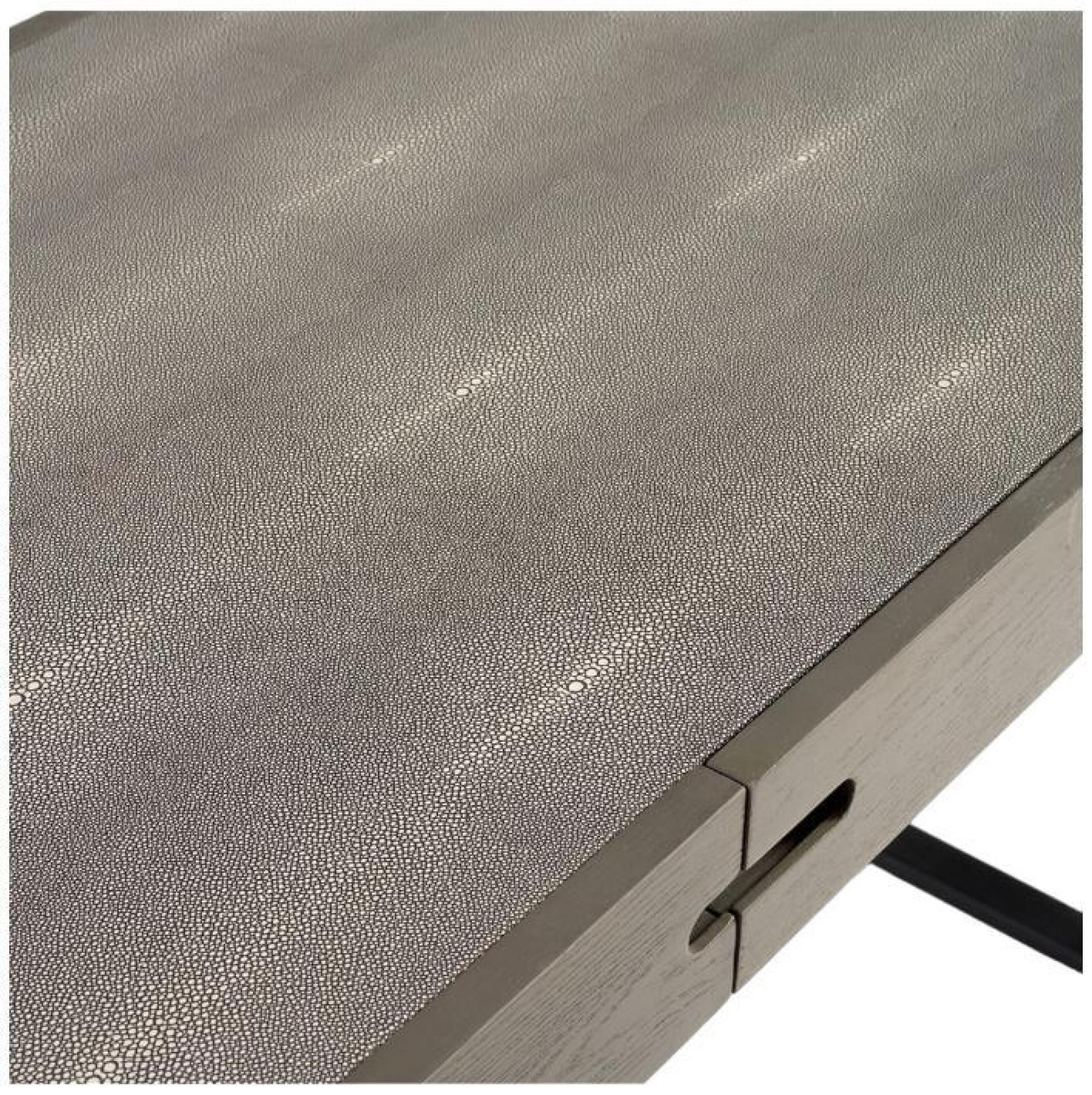 Product photograph of Crisal Decoracion Greyish Oak Wood 1 Drawer Desk from Choice Furniture Superstore.