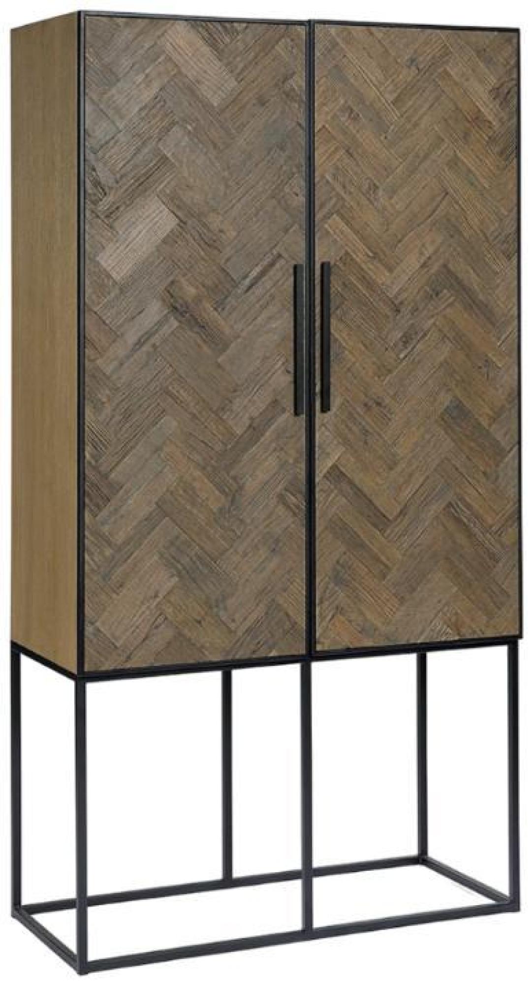 Product photograph of Crisal Decoracion Pine Wood 2 Door Cabinet from Choice Furniture Superstore.