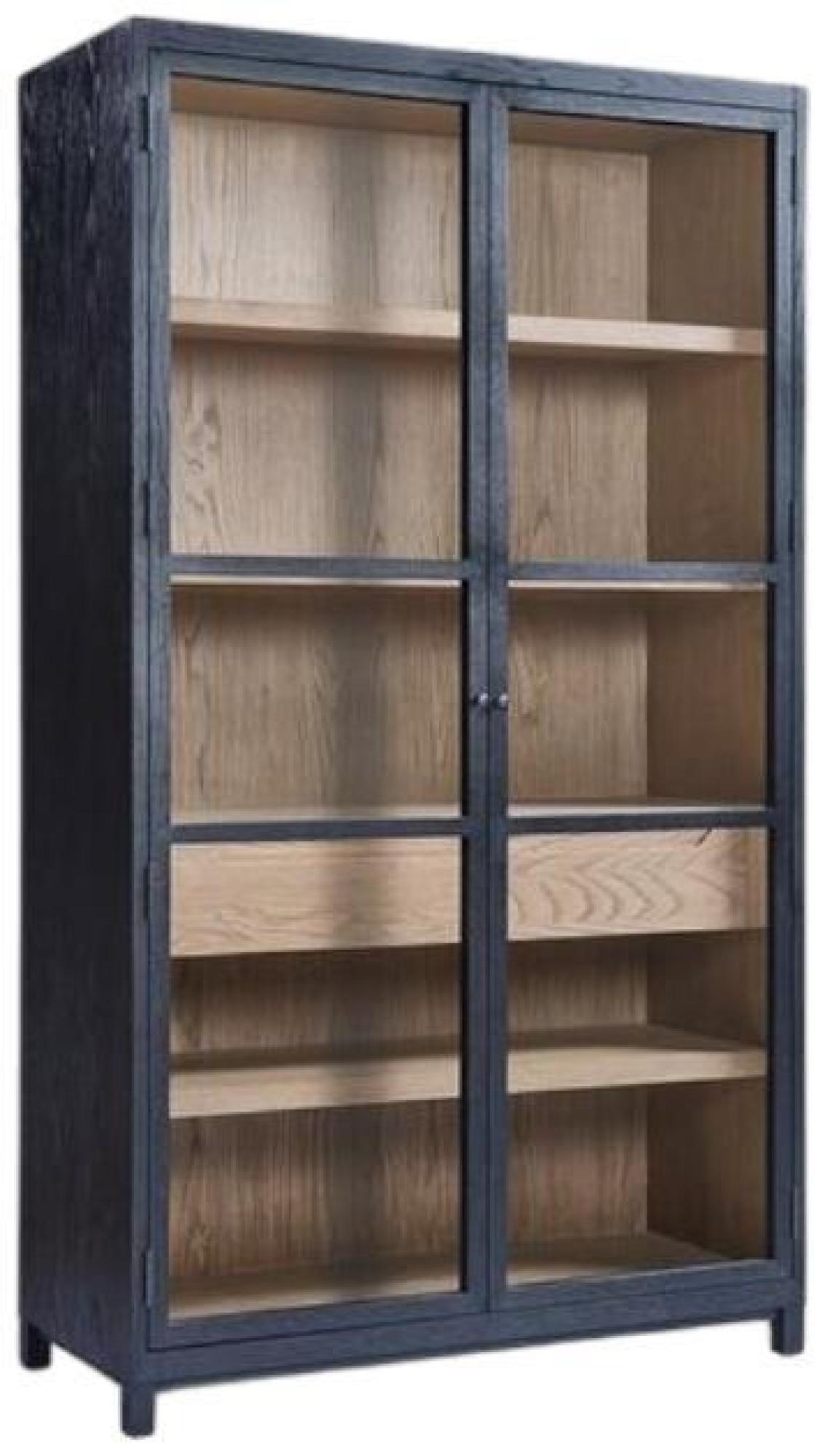 Product photograph of Dark Oak 2 Door Cabinet from Choice Furniture Superstore.