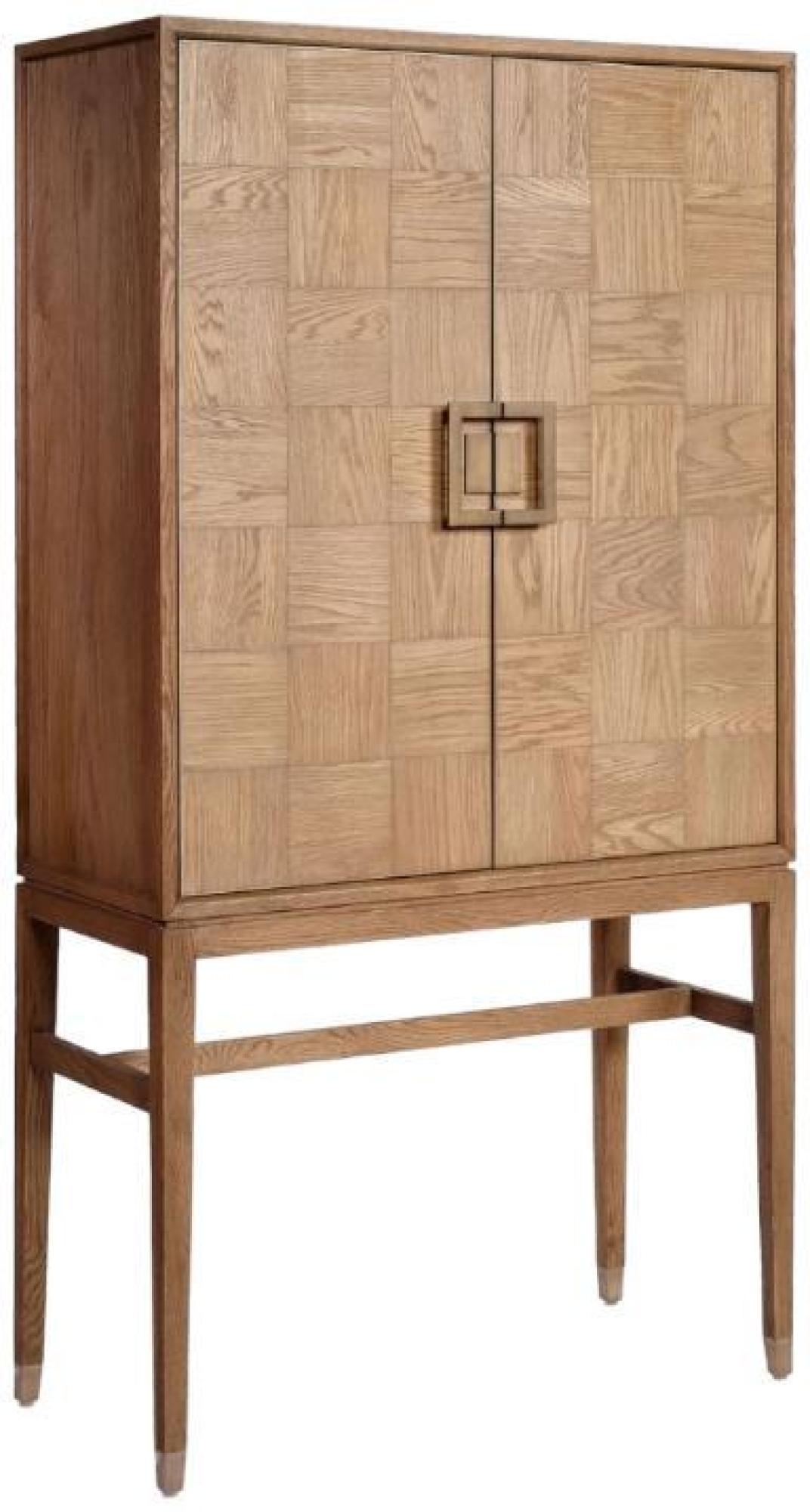 Product photograph of Natural Oak Wood 2 Door Cabinet from Choice Furniture Superstore.