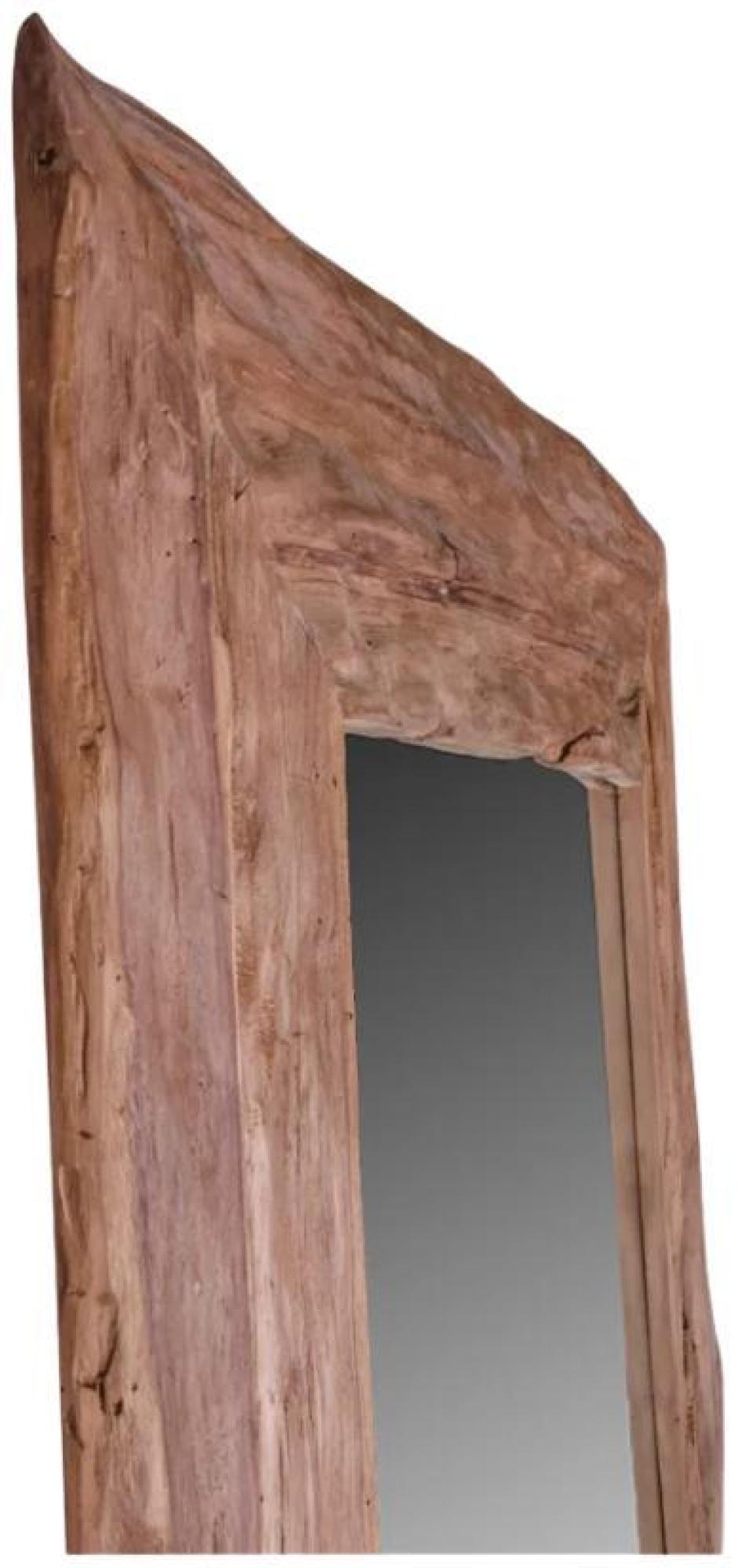 Product photograph of Allison Natural Teak Antique Mirror - 101cm X 180cm from Choice Furniture Superstore.