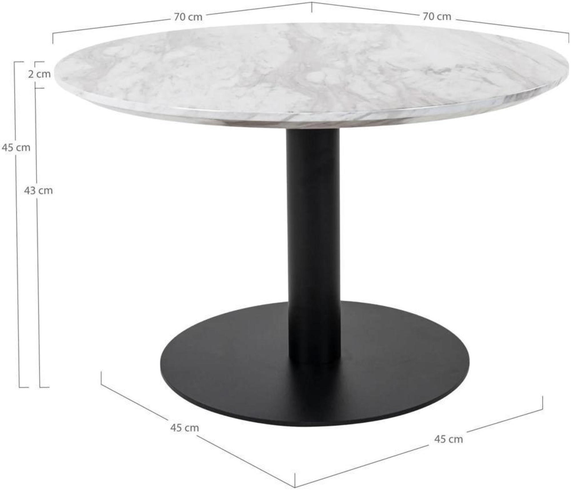 Product photograph of Bolzano White Coffee Table - 70cm X 70cm X 45cm from Choice Furniture Superstore.