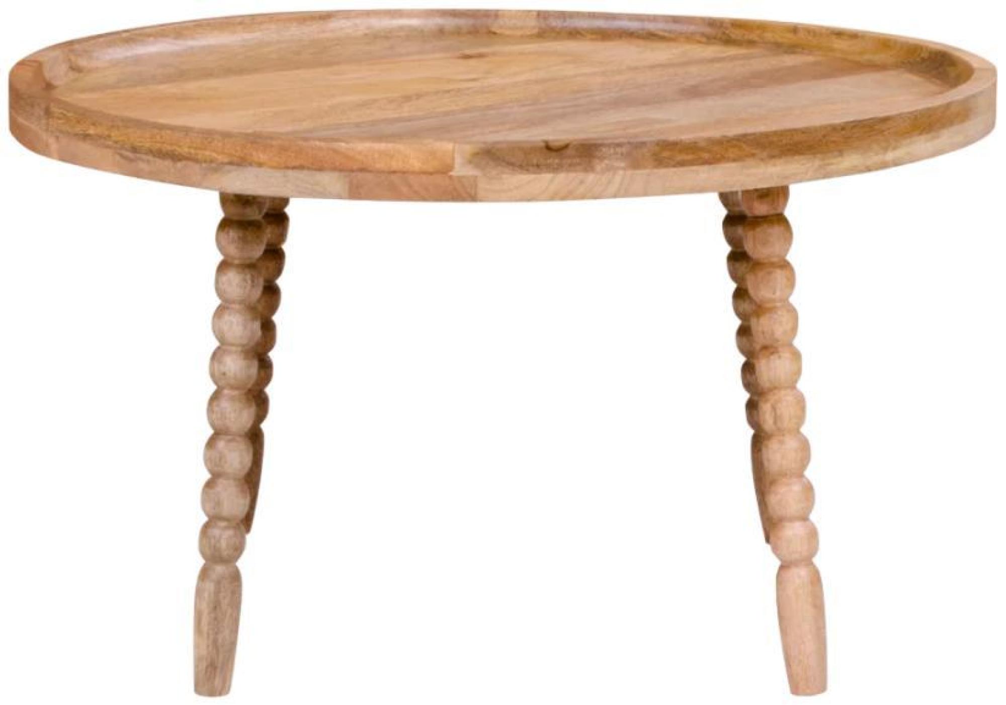 Product photograph of Jammu Natural Mango Wood Round Coffee Table from Choice Furniture Superstore.