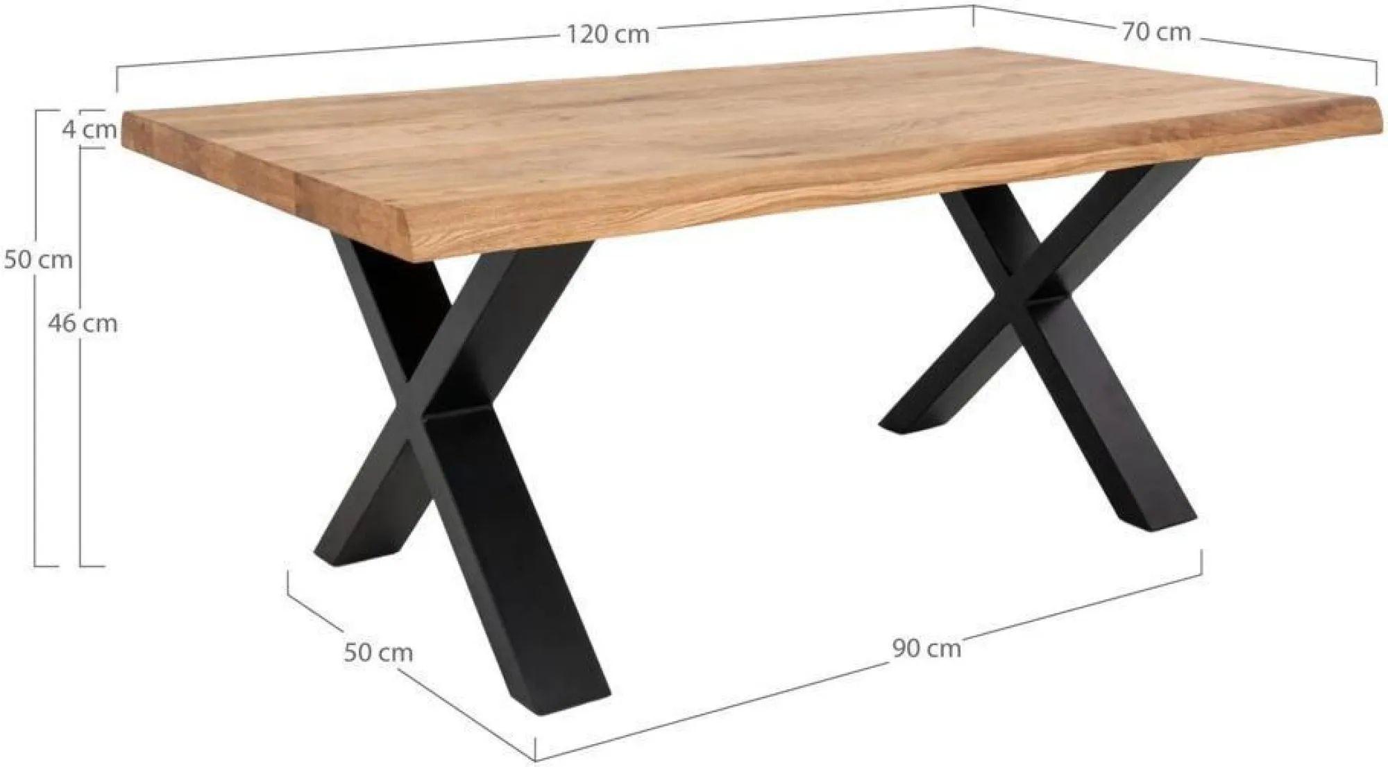 Product photograph of Toulon Natural Oak 70cm Coffee Table from Choice Furniture Superstore.