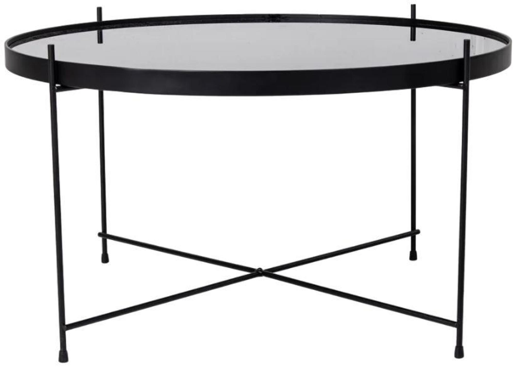 Product photograph of Wakita Black Round Coffee Table from Choice Furniture Superstore.