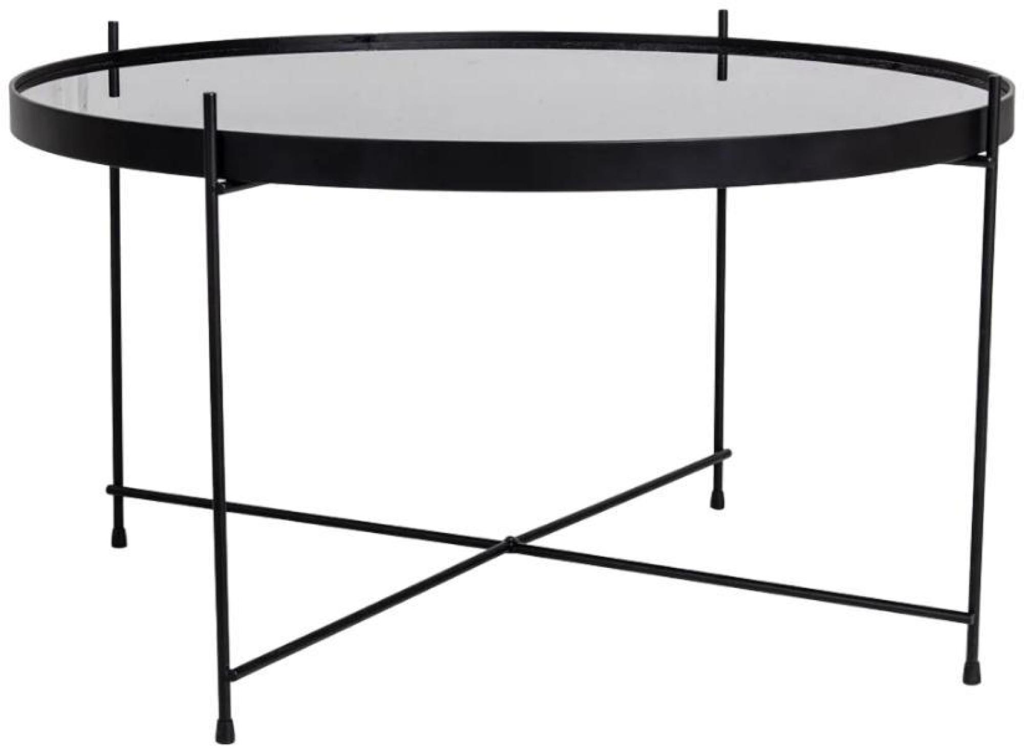 Product photograph of Wakita Black Round Coffee Table from Choice Furniture Superstore.