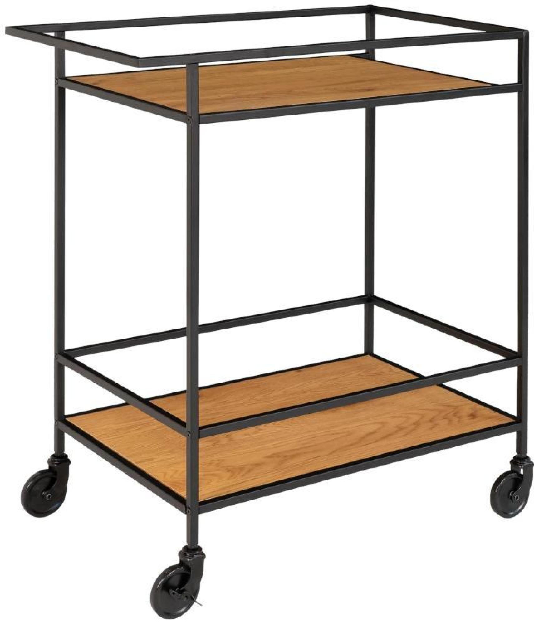 Product photograph of Vita Natural Steel Bar Trolley from Choice Furniture Superstore.