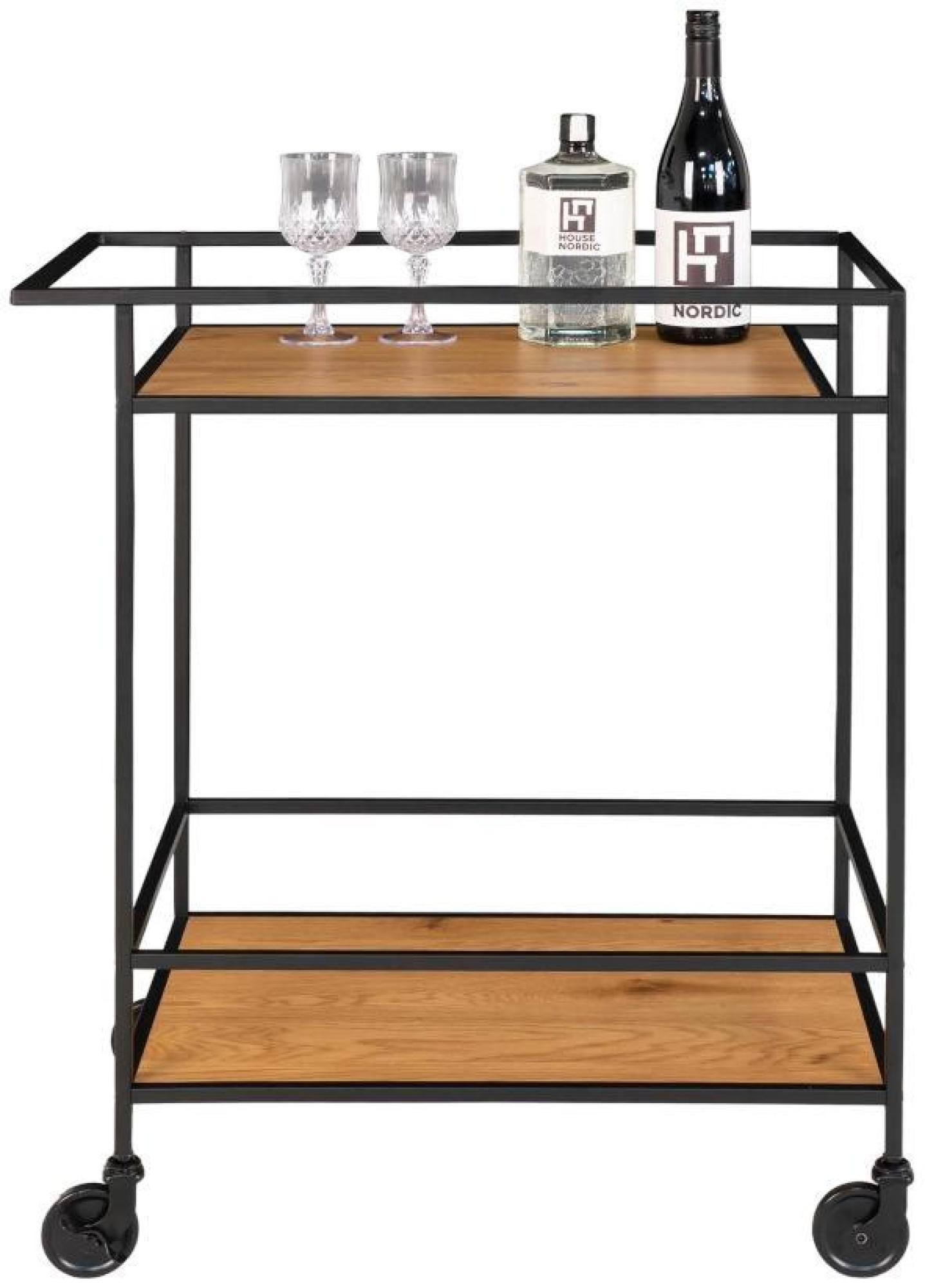 Product photograph of Vita Natural Steel Bar Trolley from Choice Furniture Superstore.