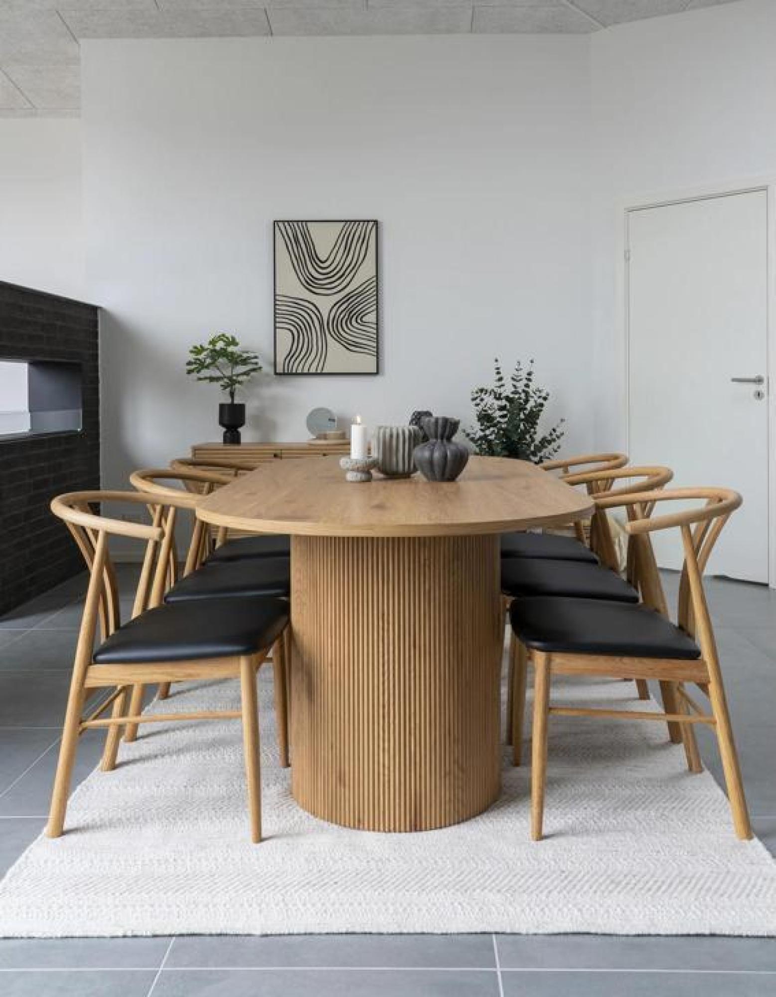 Product photograph of Boavista Natural Dining Table - 6 Seater from Choice Furniture Superstore.