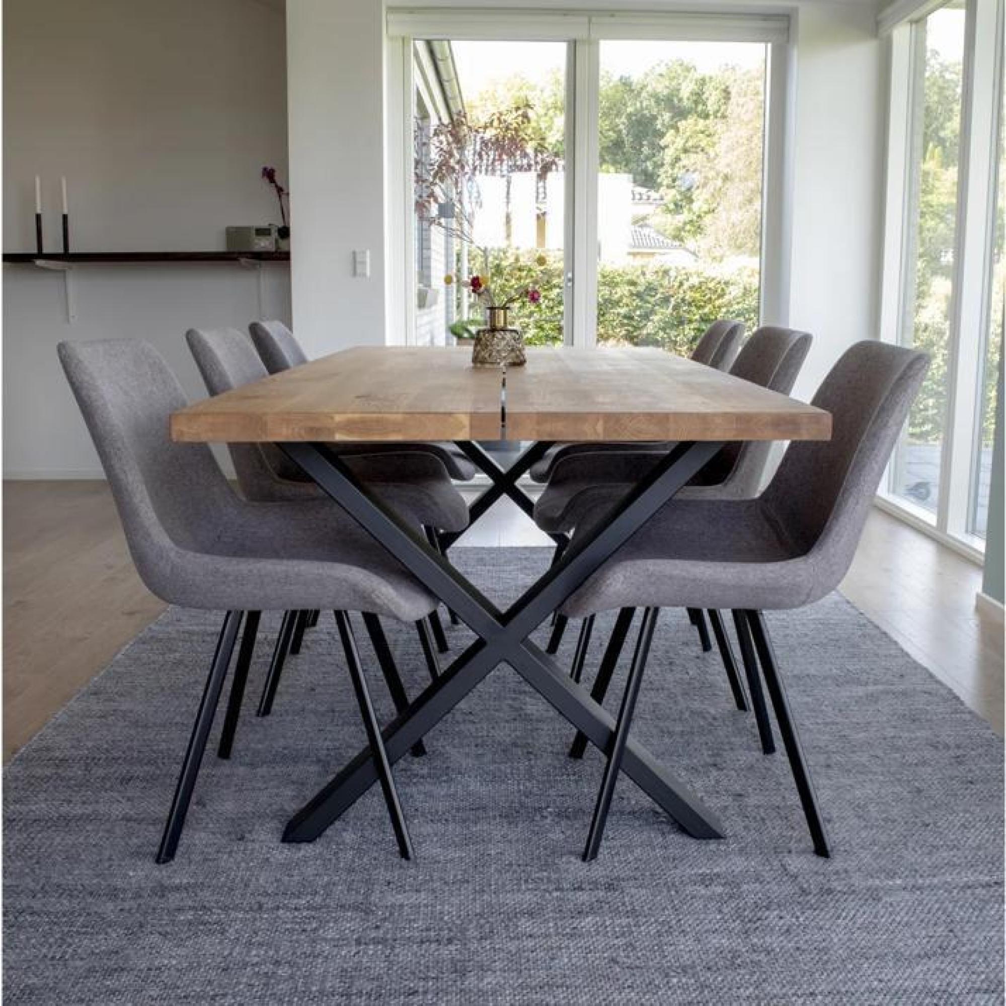 Product photograph of Essington 6 Seater Dining Table from Choice Furniture Superstore.