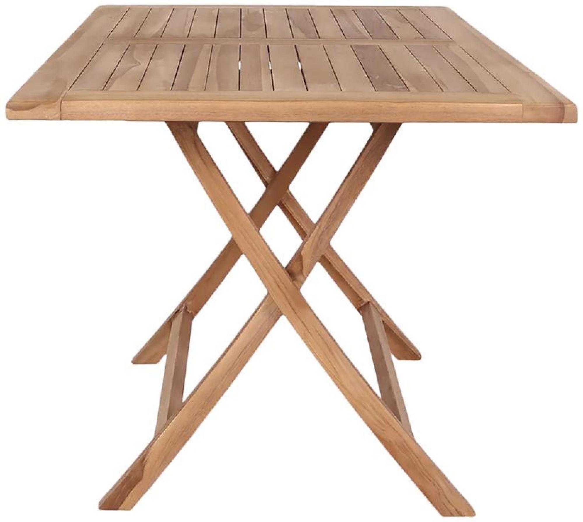 Product photograph of Peoria Teak Dining Table - 4 Seater from Choice Furniture Superstore.