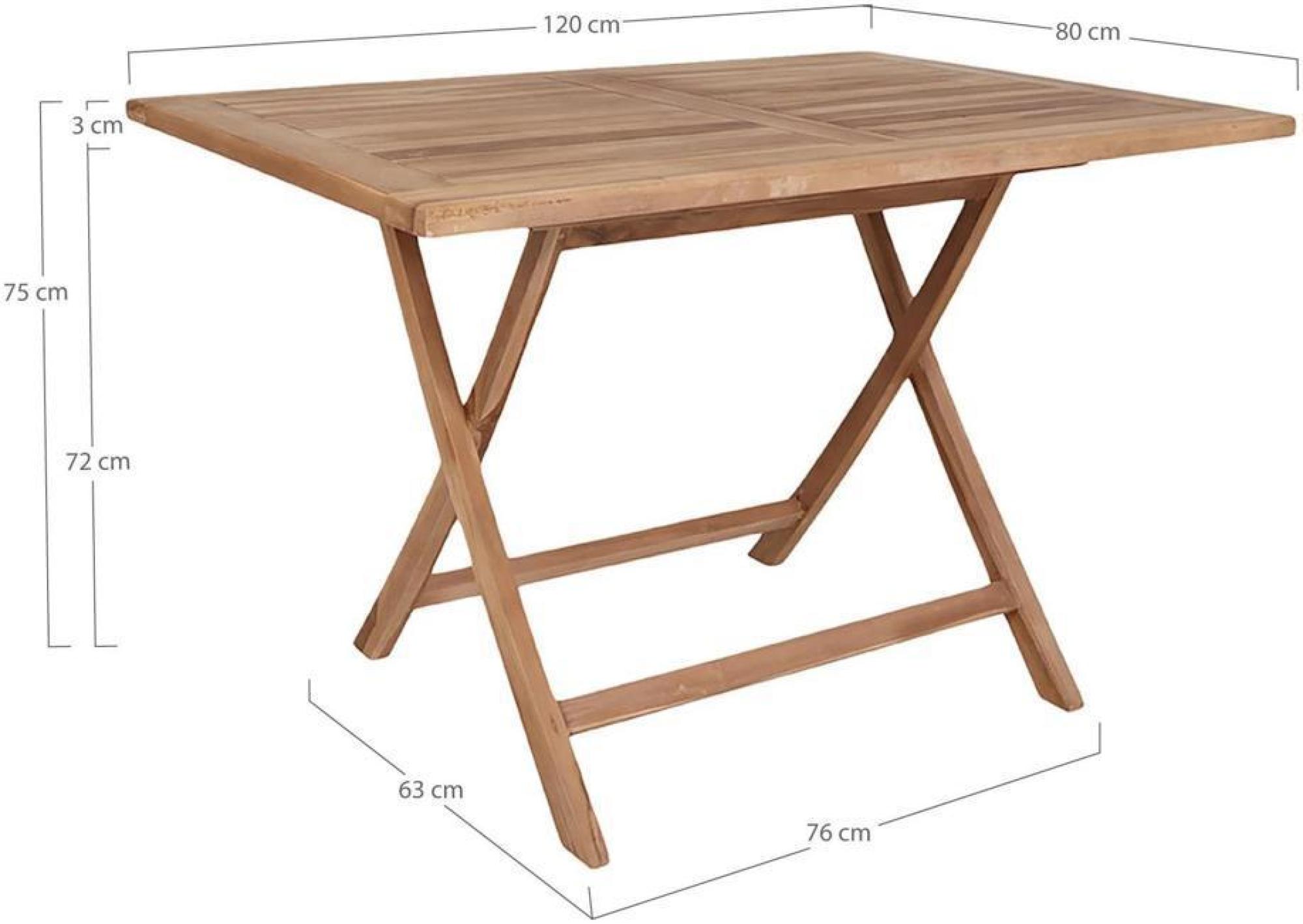 Product photograph of Peoria Teak Dining Table - 4 Seater from Choice Furniture Superstore.