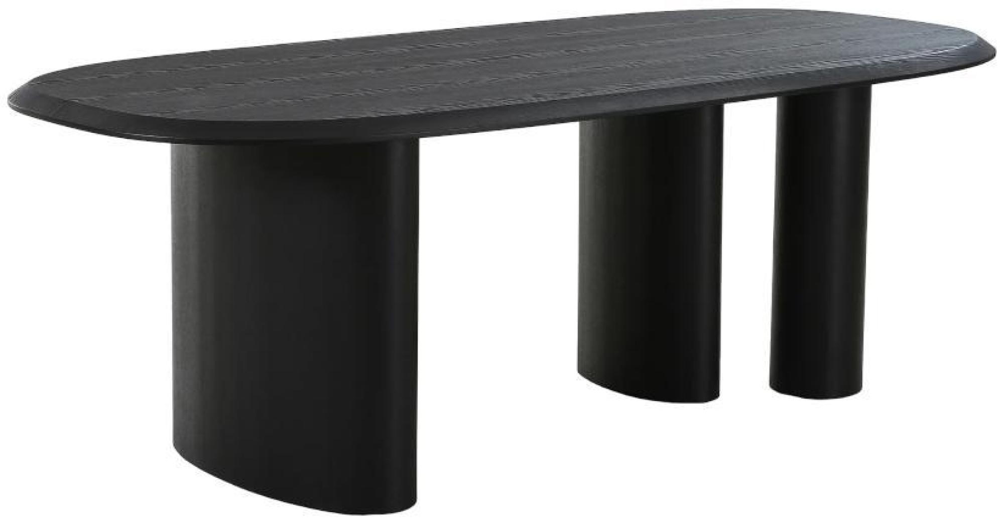 Product photograph of Tirano Black Dining Table - 6 Seater from Choice Furniture Superstore.