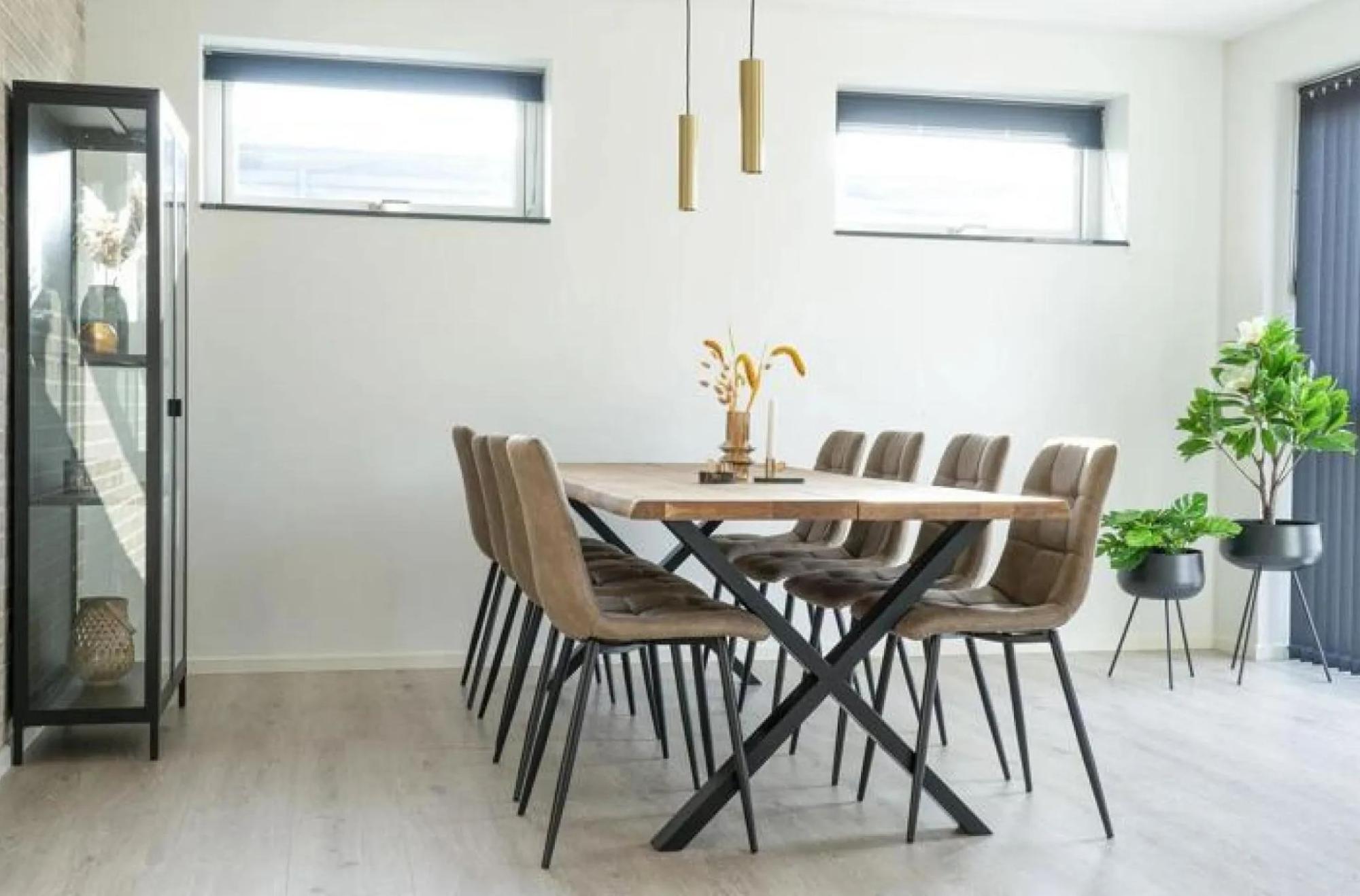 Product photograph of Horsham 240cm Natural Oak Dining Table from Choice Furniture Superstore.
