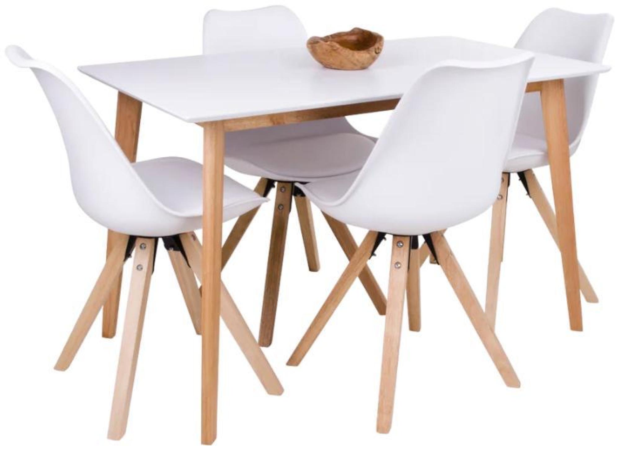 Product photograph of Sedona 120cm White 4 Seater Dining Table from Choice Furniture Superstore.
