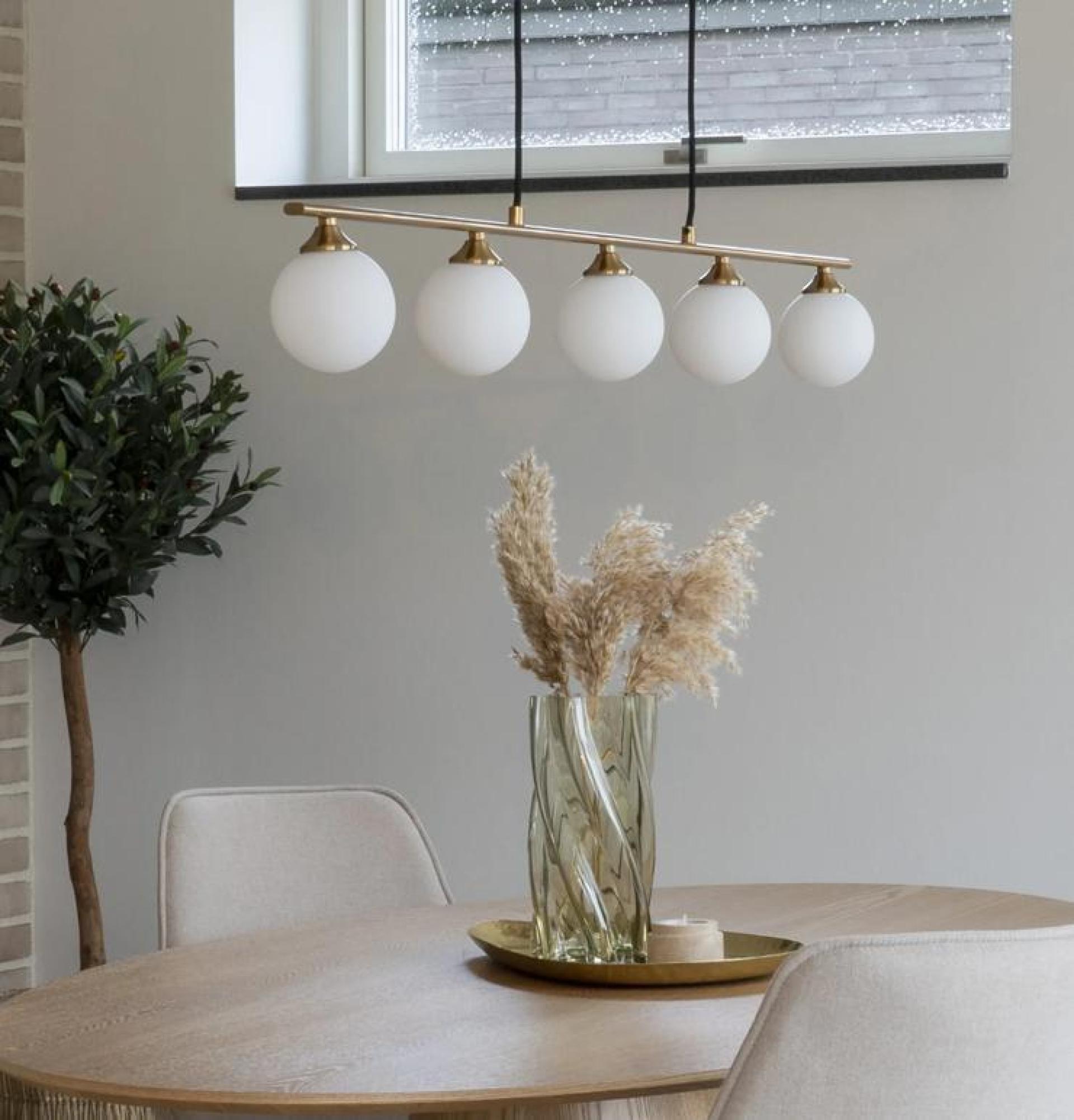 Product photograph of Halifax Brass Steel Pendant from Choice Furniture Superstore.