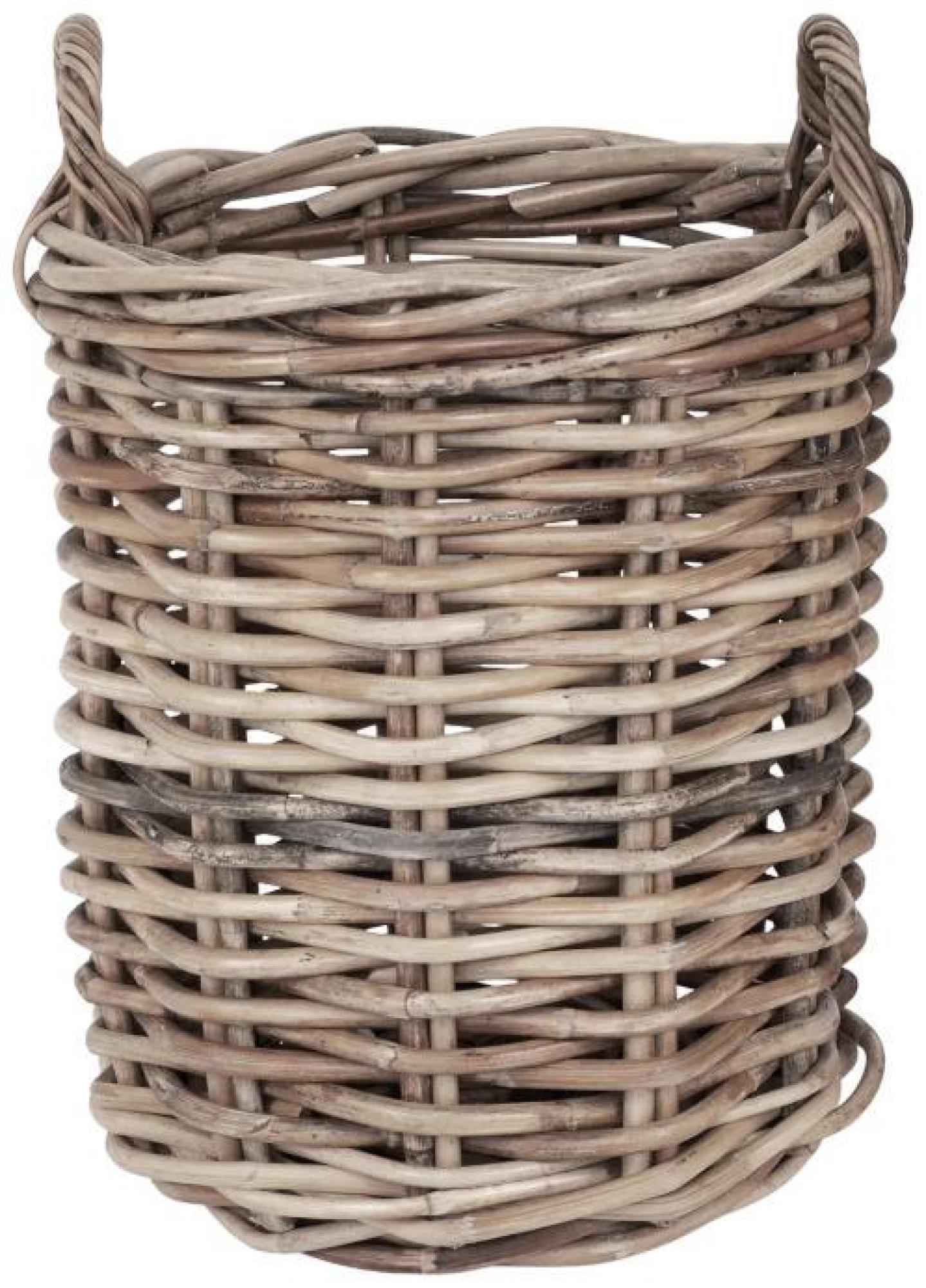 Product photograph of Burton Natural Rattan Set Of 2 Baskets from Choice Furniture Superstore.