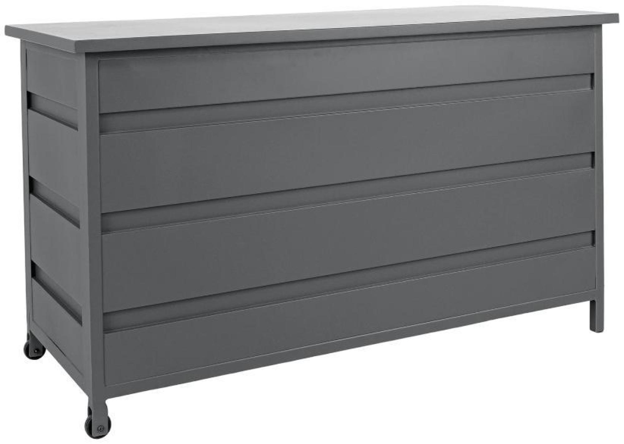 Product photograph of Mabank Grey Aluminum Cushion Box from Choice Furniture Superstore.