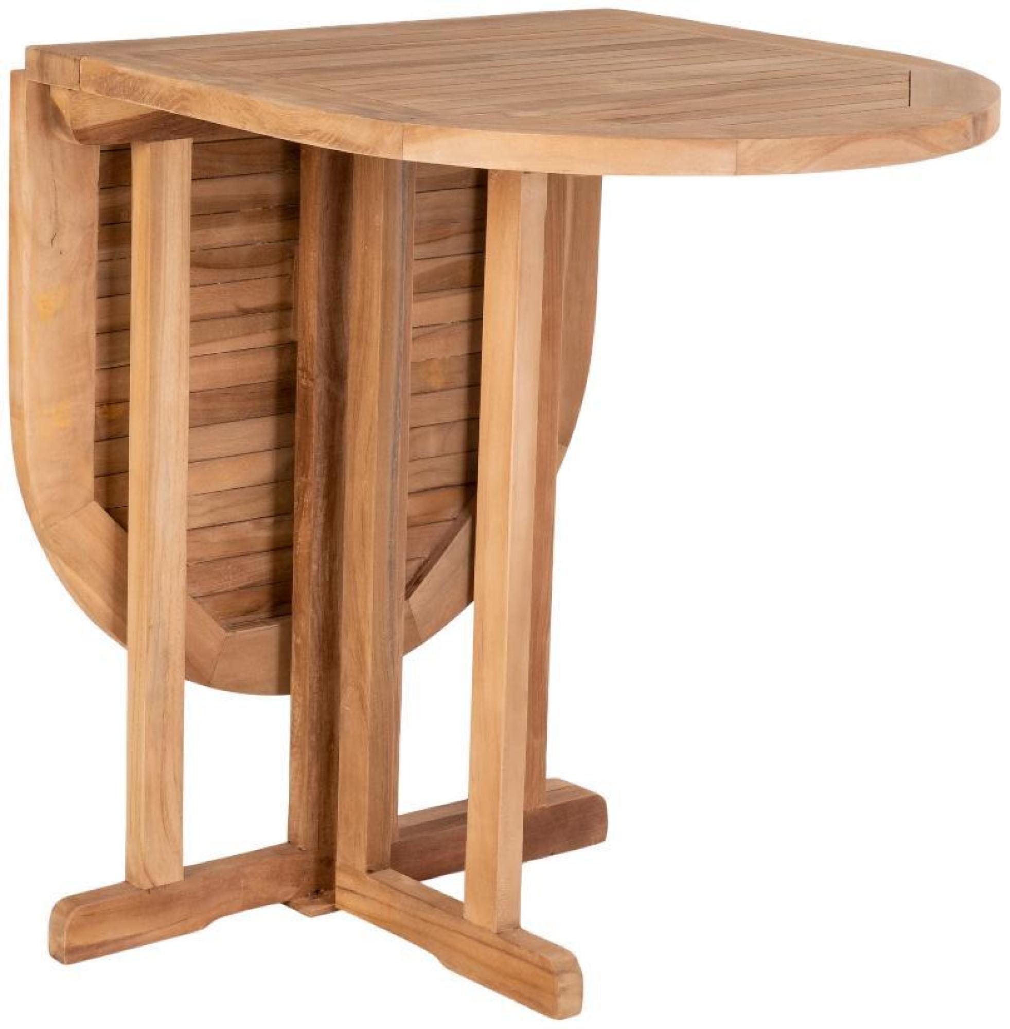 Product photograph of Huelva Natural Teak Side Table from Choice Furniture Superstore.