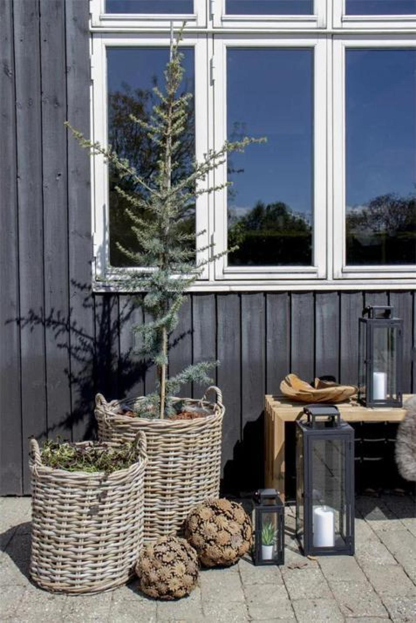 Product photograph of Larbert Kubu Rattan Set Of 2 Baskets from Choice Furniture Superstore.