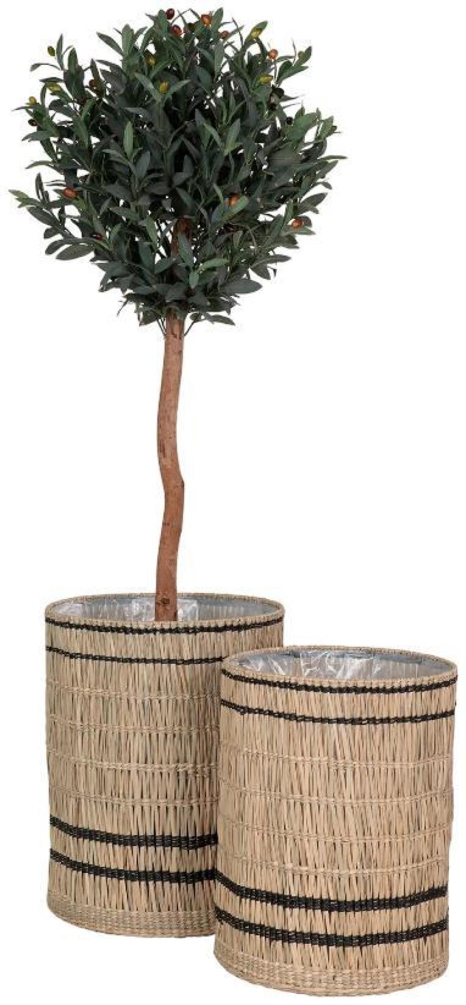 Product photograph of Dalmeny Natural Seagrass Set Of 2 Baskets from Choice Furniture Superstore.