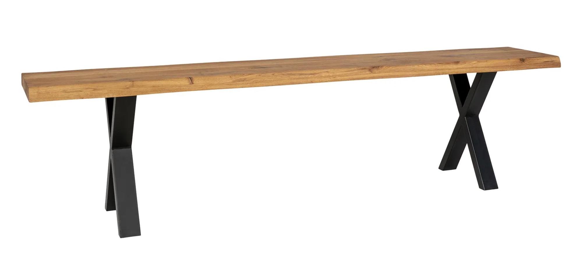 Product photograph of Horsham Natural Oak Dining Bench from Choice Furniture Superstore.