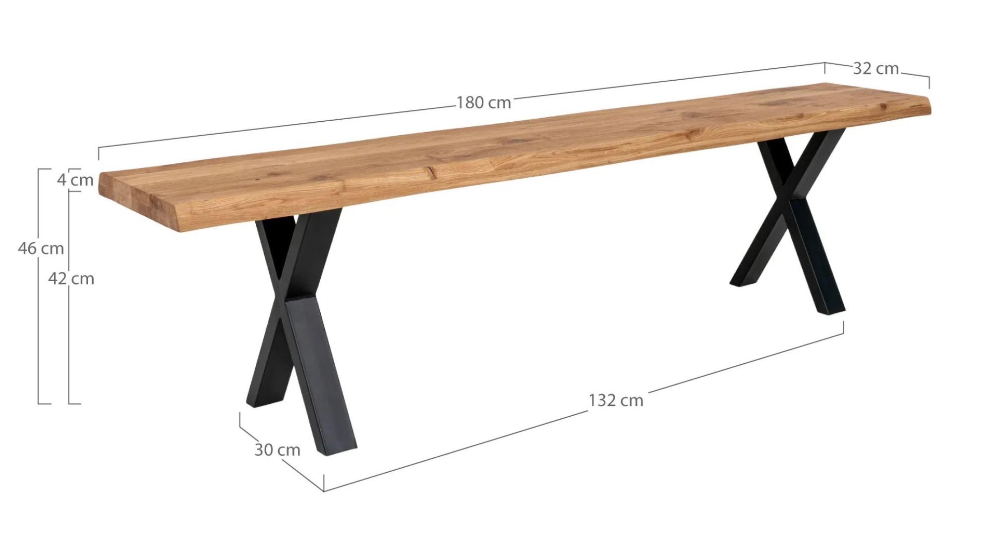 Product photograph of Horsham Natural Oak Dining Bench from Choice Furniture Superstore.