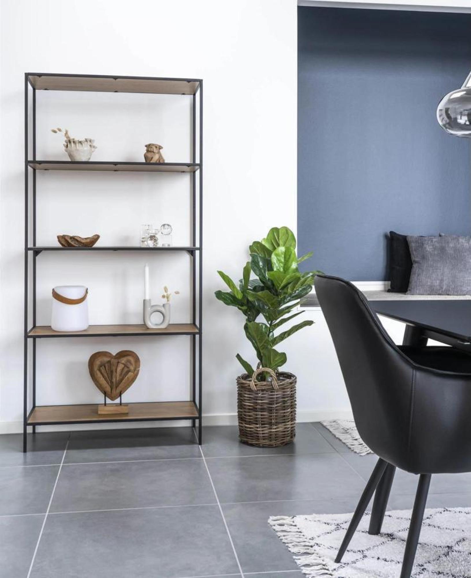 Product photograph of Tira Natural Steel Shelf from Choice Furniture Superstore.