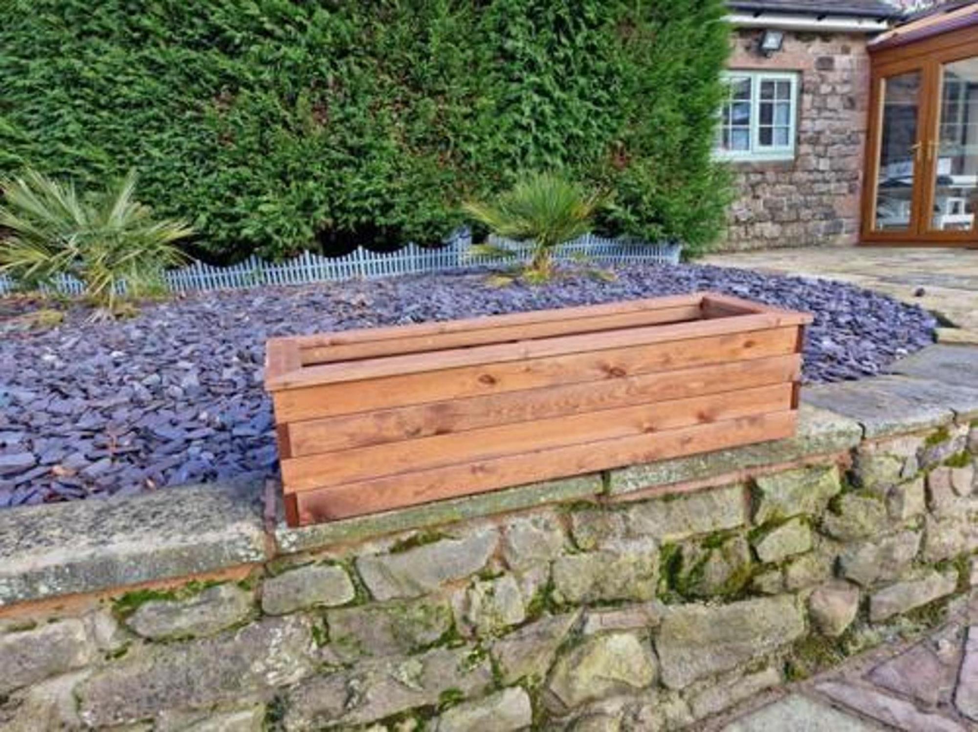 Product photograph of Churnet Valley Brown Large Trough from Choice Furniture Superstore.