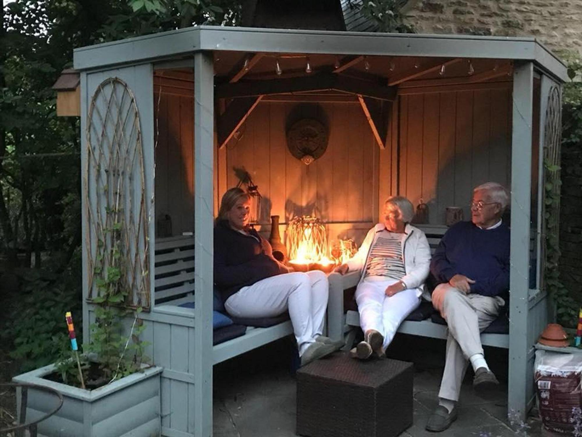 Product photograph of Churnet Valley Four Seasons Garden Room With Decking With Free Cushion from Choice Furniture Superstore.