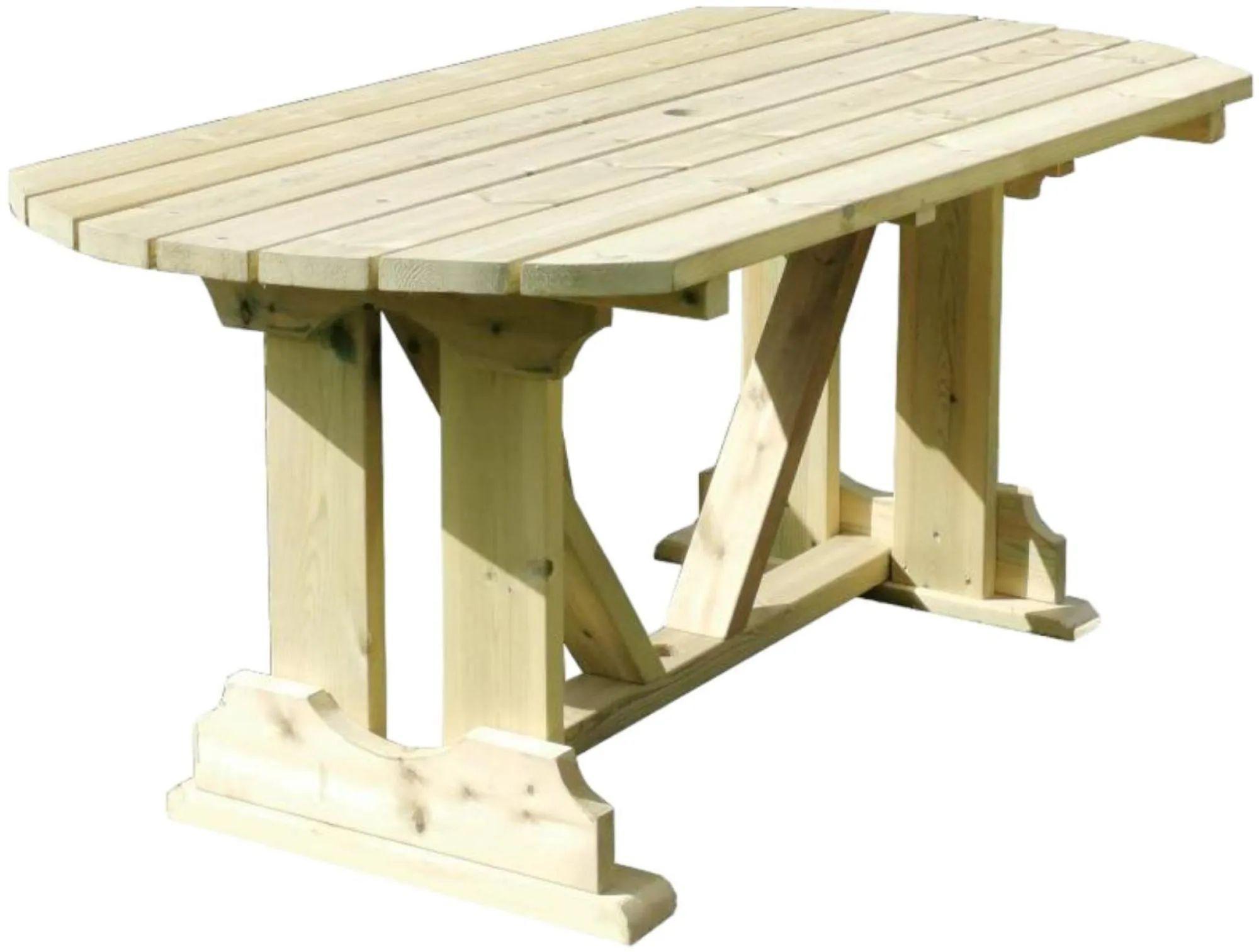 Product photograph of Churnet Valley Ergo Garden Table from Choice Furniture Superstore.