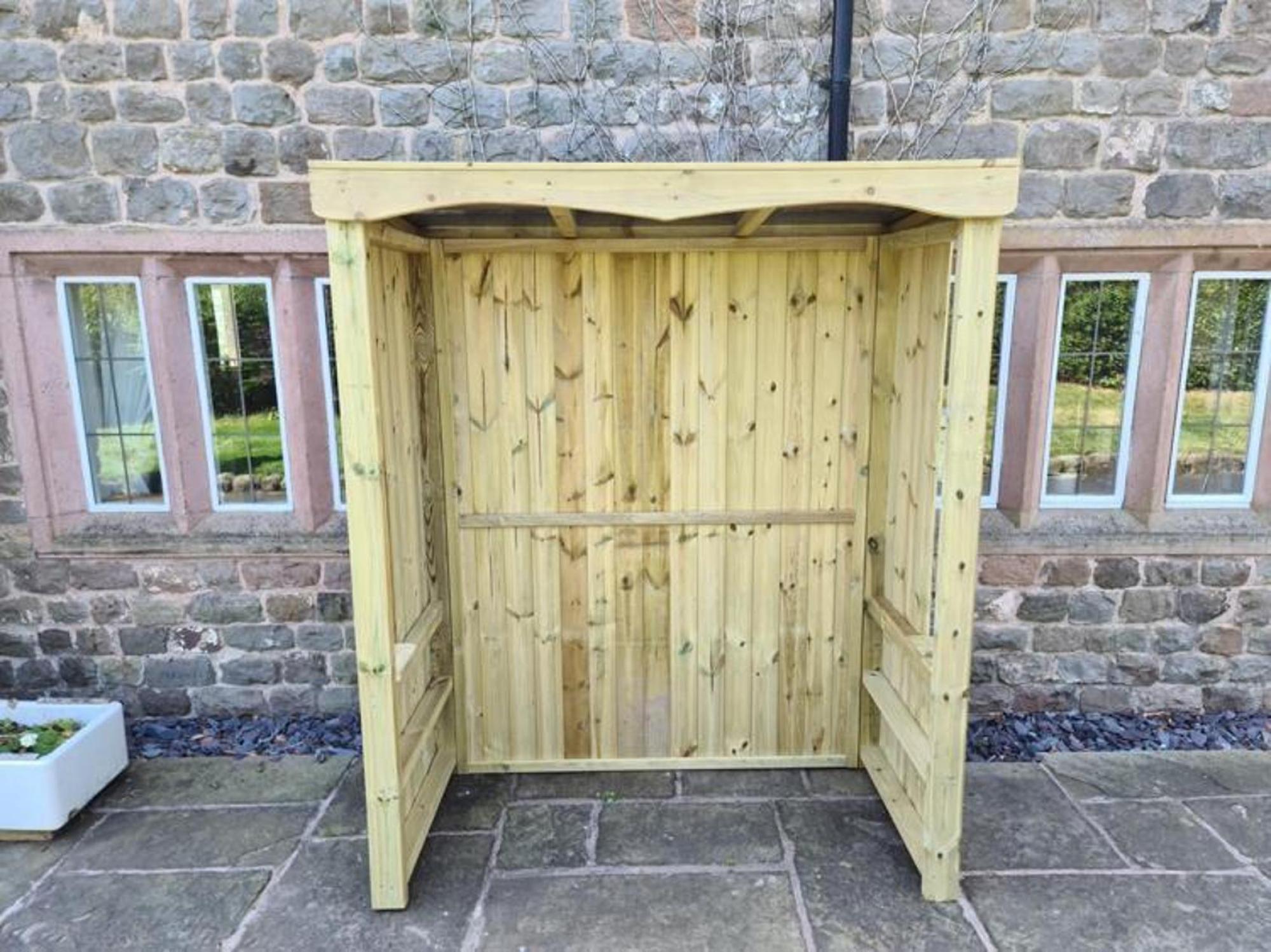 Product photograph of Churnet Valley Large Poly Roof Smoking Shelter from Choice Furniture Superstore.