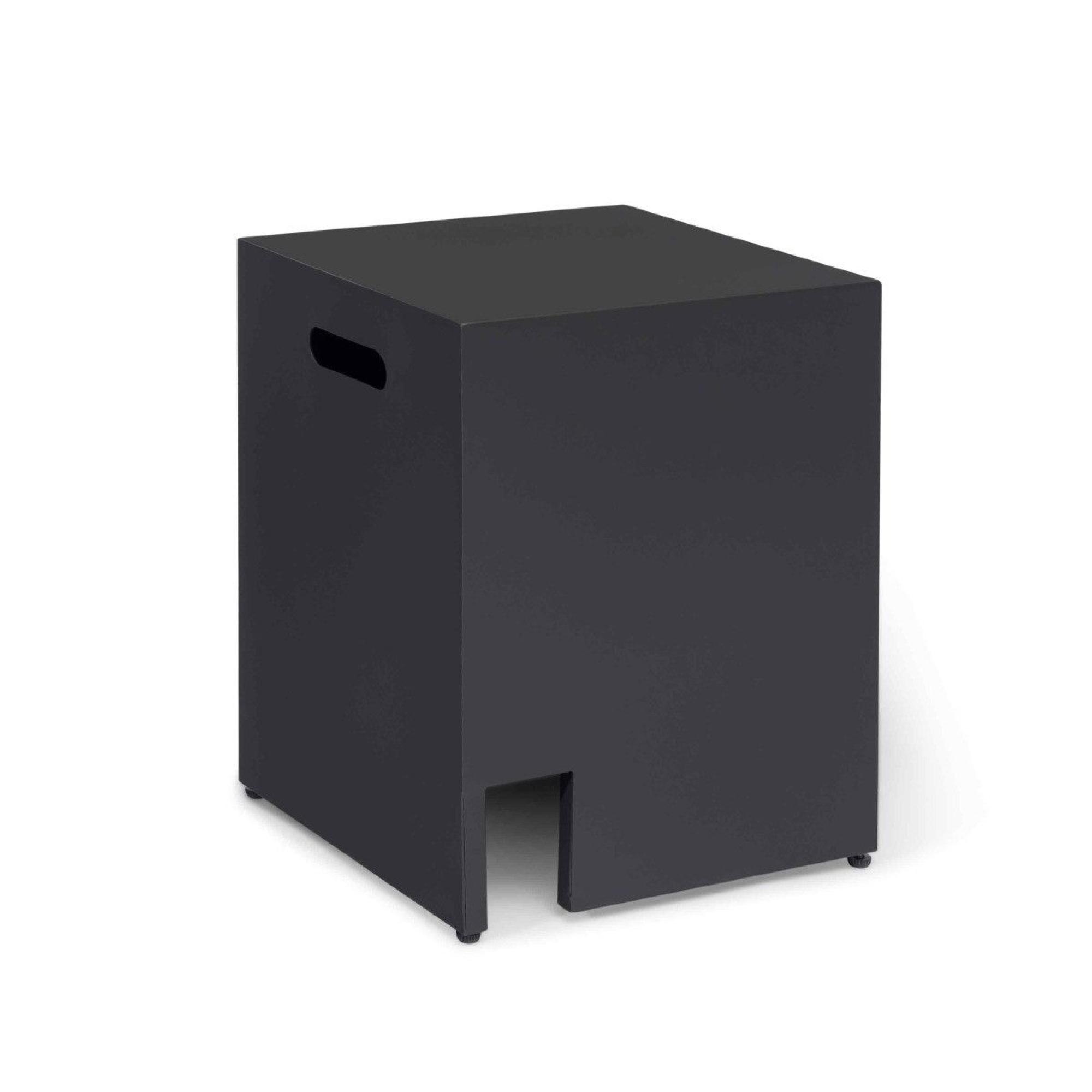 Product photograph of Maze Charcoal Aluminium Fire Pit 5kg Gas Bottle Cover from Choice Furniture Superstore.