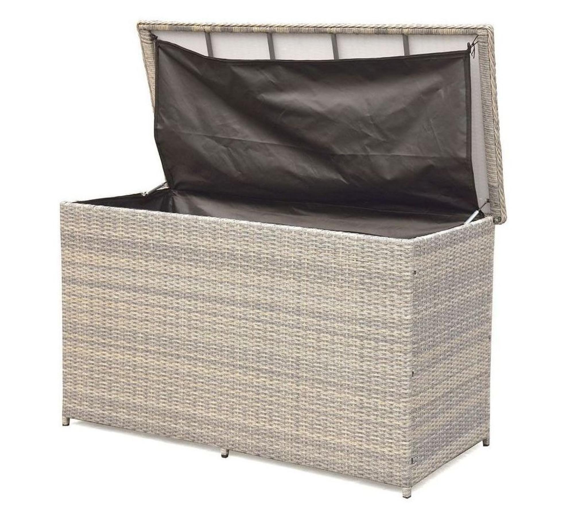 Product photograph of Maze Cotswold Natural Rattan Storage Box from Choice Furniture Superstore.