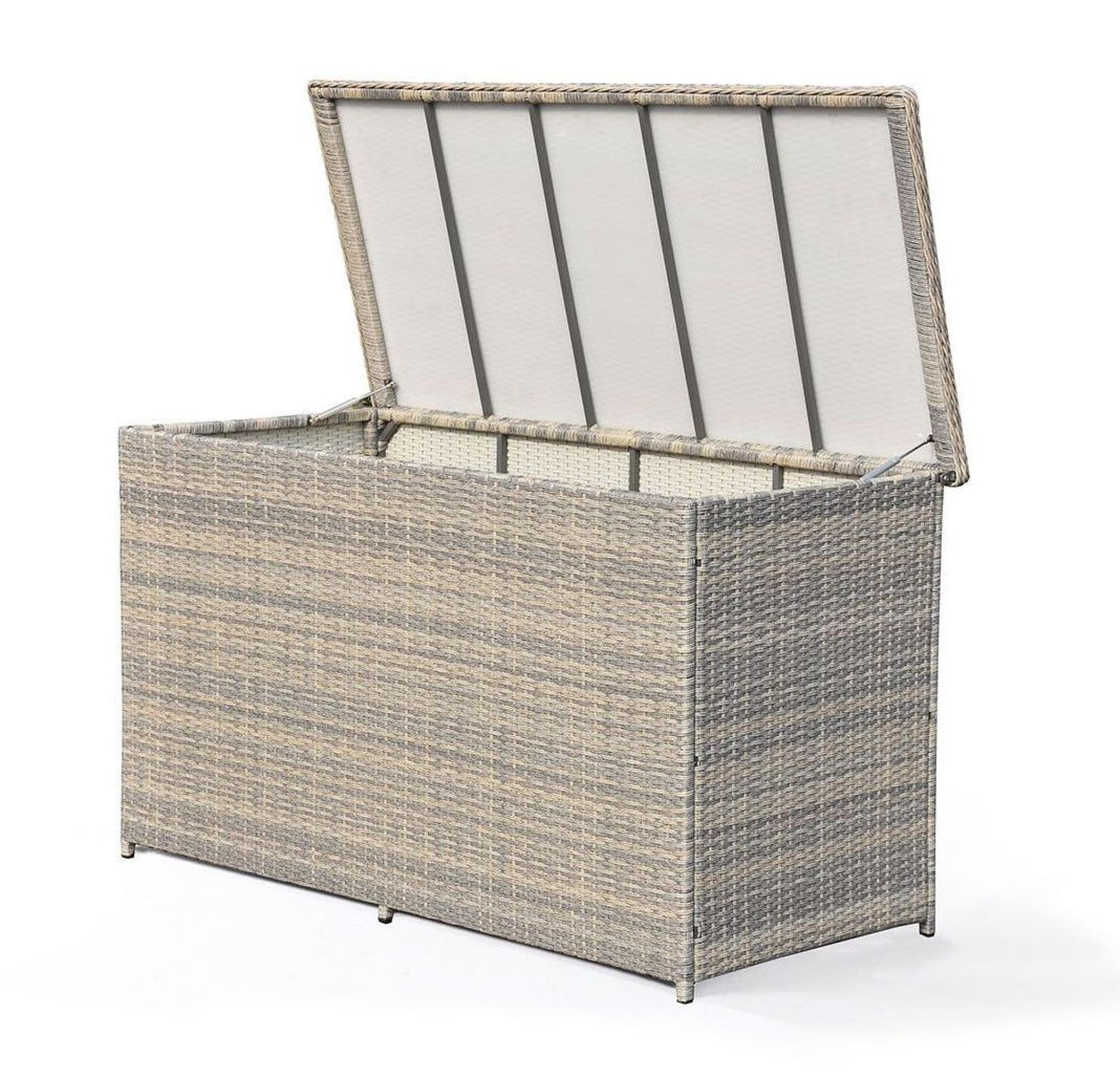 Product photograph of Maze Cotswold Natural Rattan Storage Box from Choice Furniture Superstore.