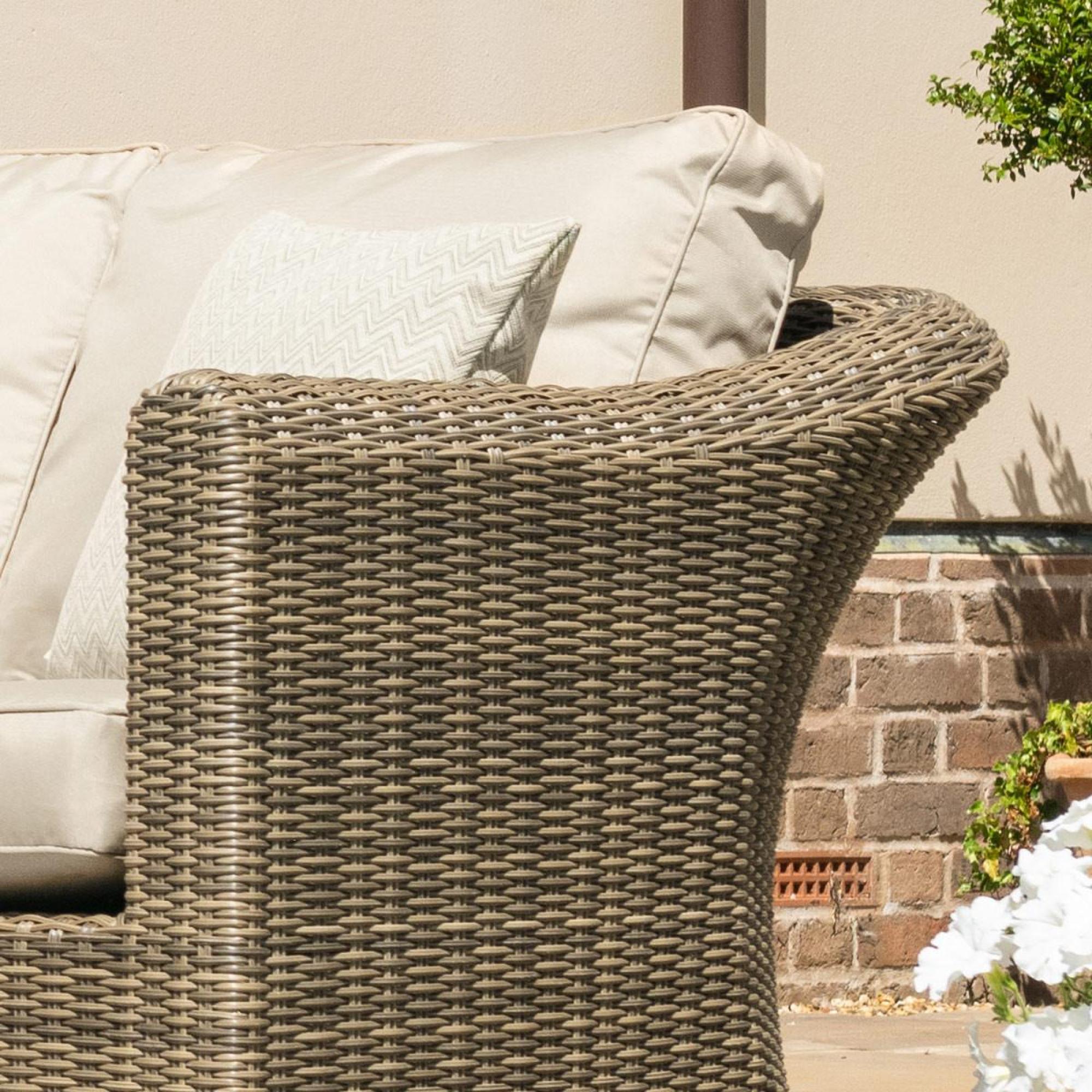 Product photograph of Maze Winchester Small 5 Seater Corner Sofa Set With Fire Pit Coffee Table from Choice Furniture Superstore.