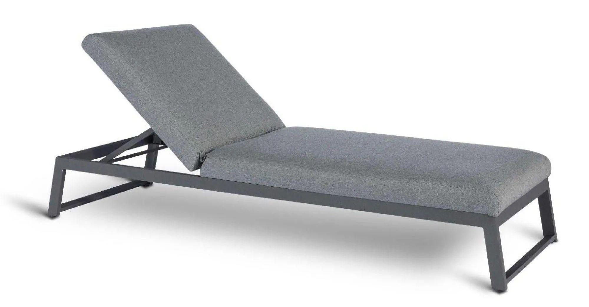 Product photograph of Maze Allure Flanelle Fabric Sunlounger from Choice Furniture Superstore.