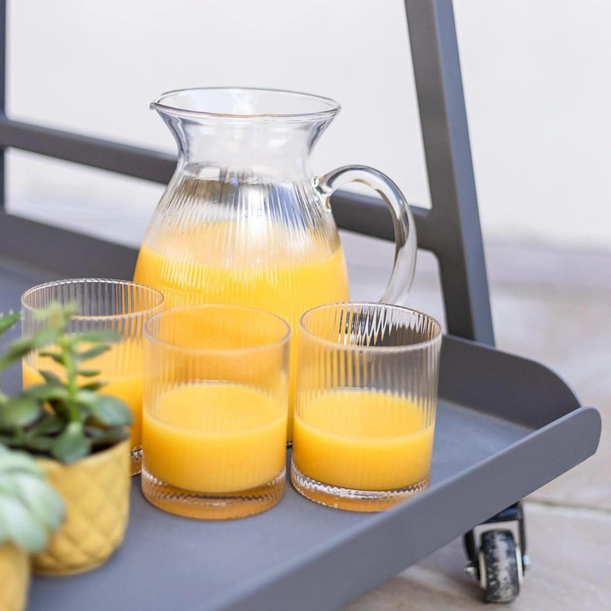 Product photograph of Maze Grey Aluminium 2-tier Trolley from Choice Furniture Superstore.
