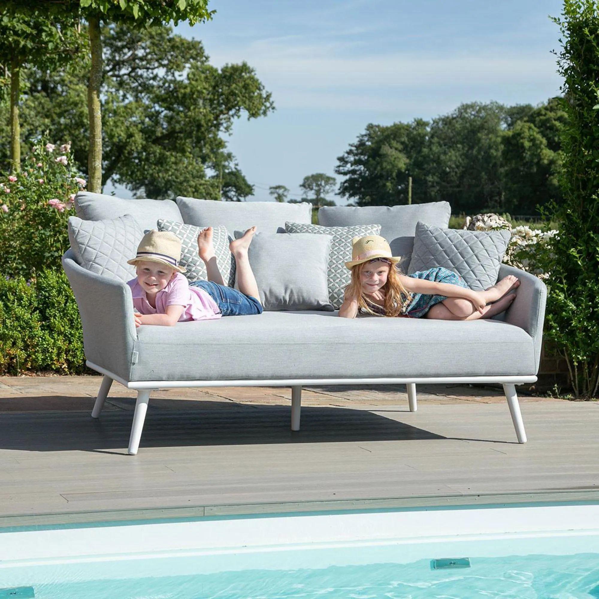 Product photograph of Maze Ark Flanelle Fabric Daybed from Choice Furniture Superstore.