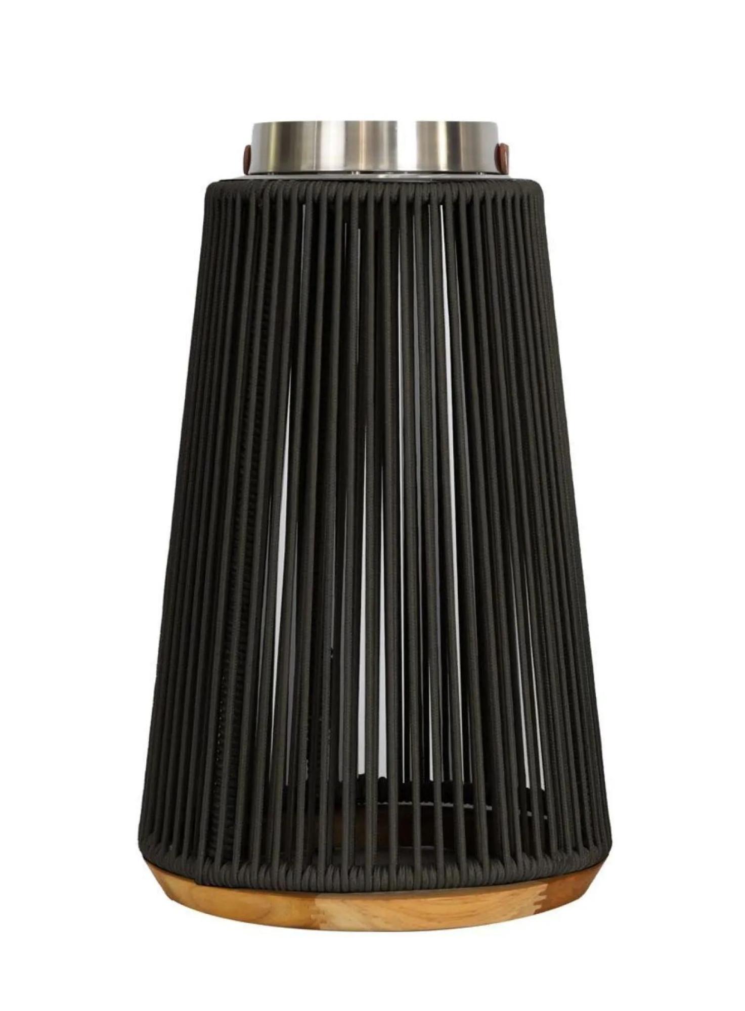 Product photograph of Maze Athena Charcoal Aluminium Large Solar Light from Choice Furniture Superstore.
