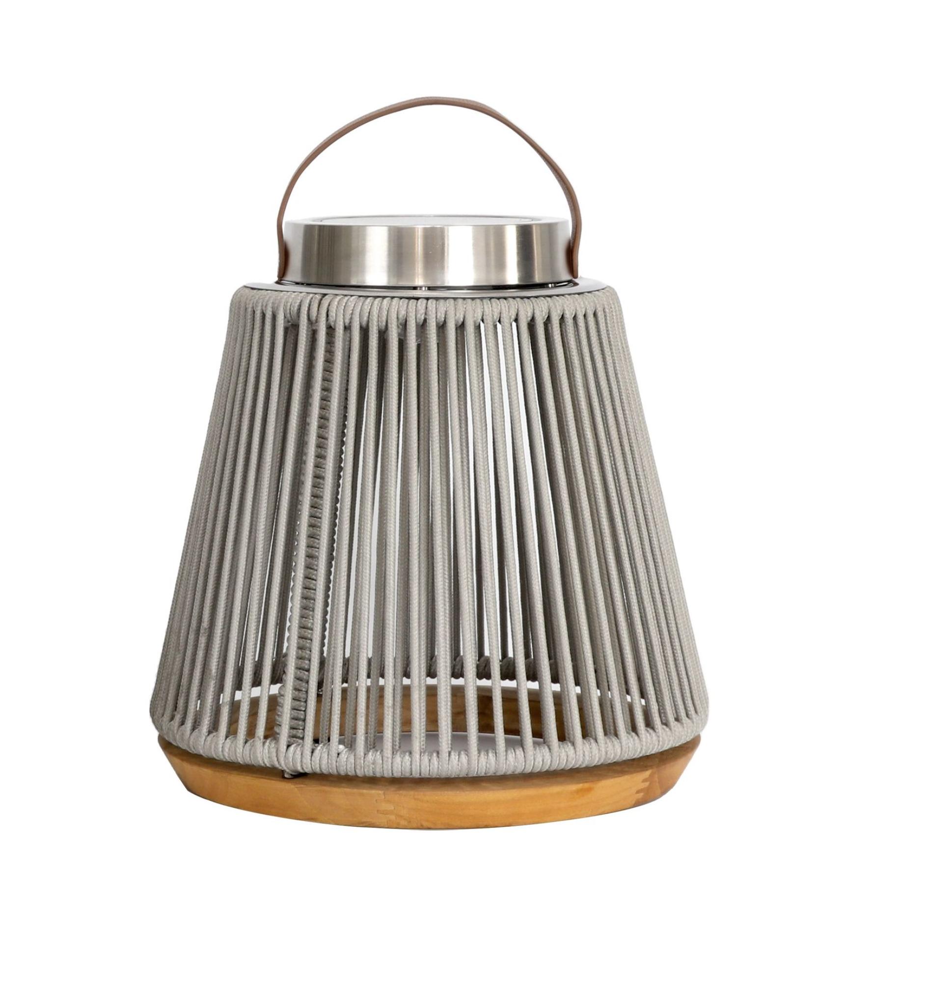 Product photograph of Maze Athena Light Grey Aluminium Small Solar Light from Choice Furniture Superstore.